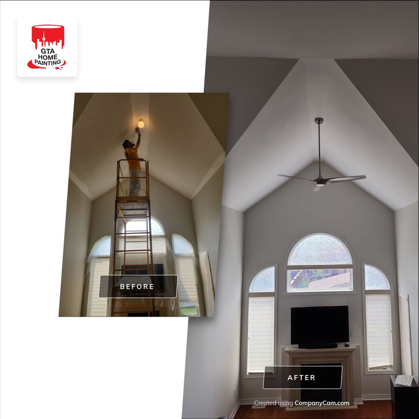 Project in Brampton by GTA HOME PAINTING