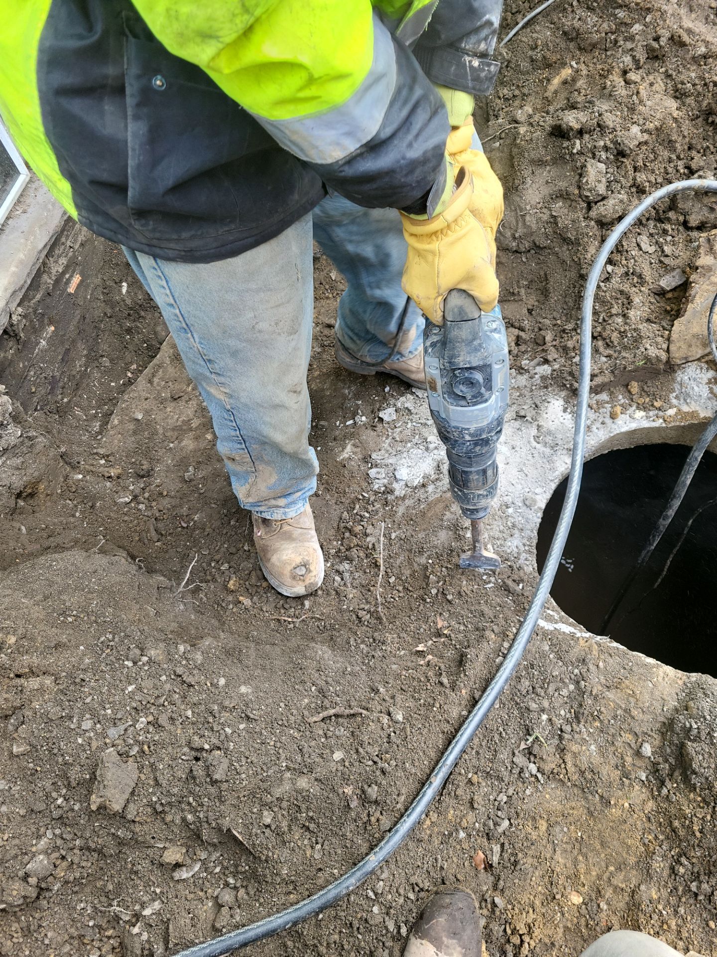 Exterior Basement Waterproofing & Combo Sump Backup System by Toledo Basement Repair