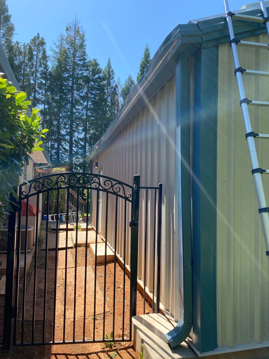 Gutter Installation using Englert LeafGuard Gutters by Byers Enterprises 