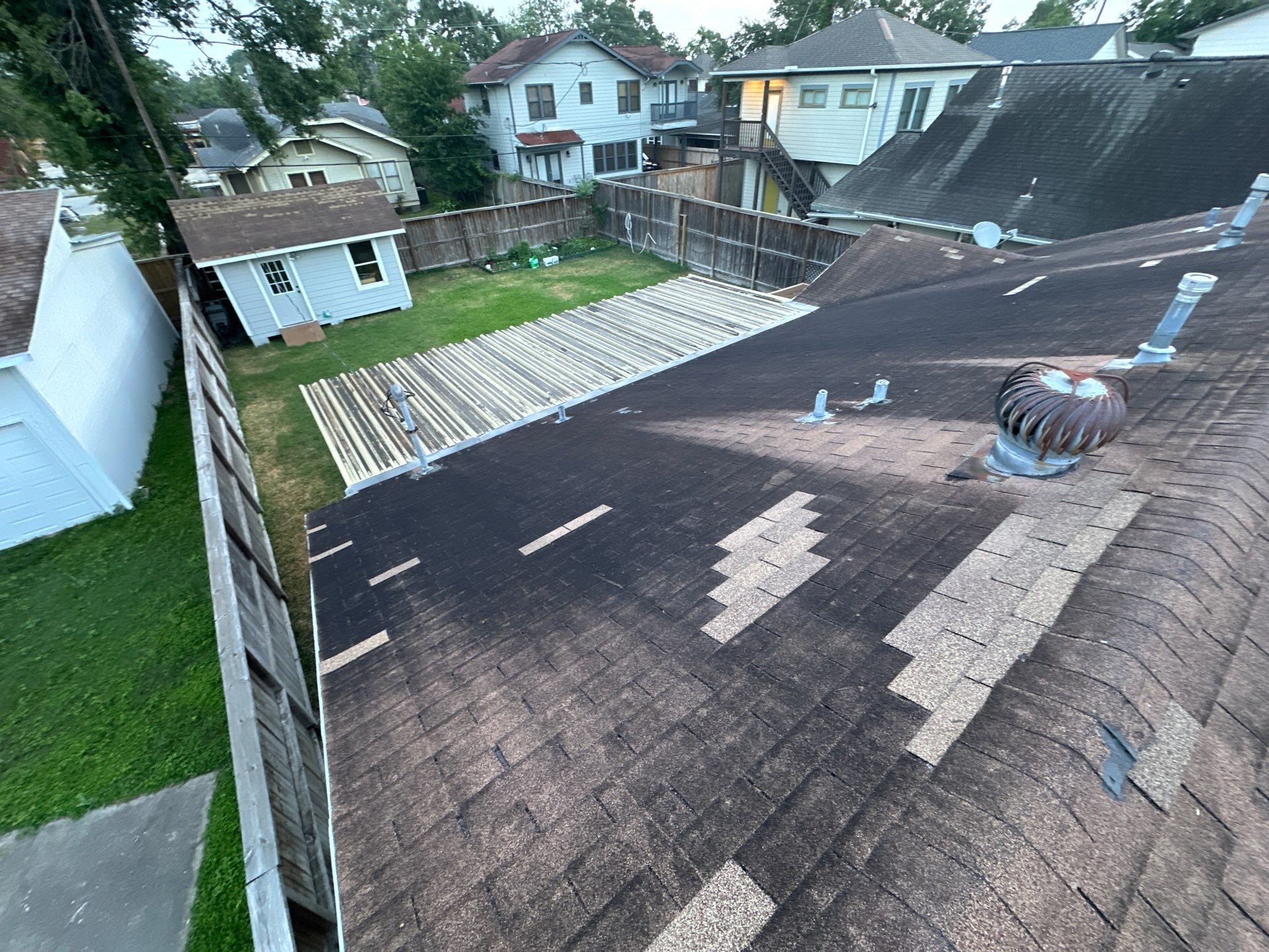Project in Houston by Motion Roofing