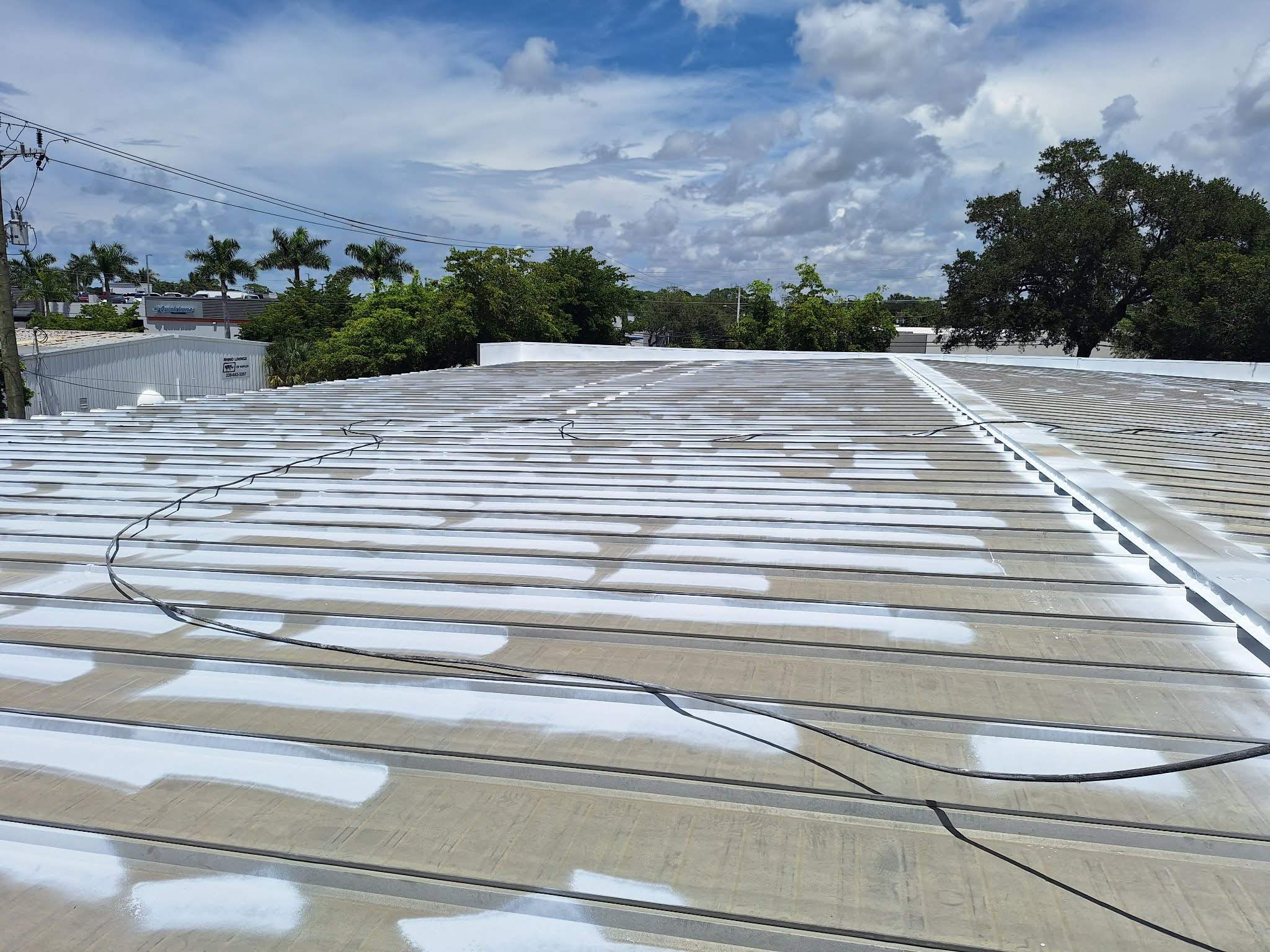 17,576 Sq Ft - Standing Seam Coated in Naples, FL by Southern Roof Solutions