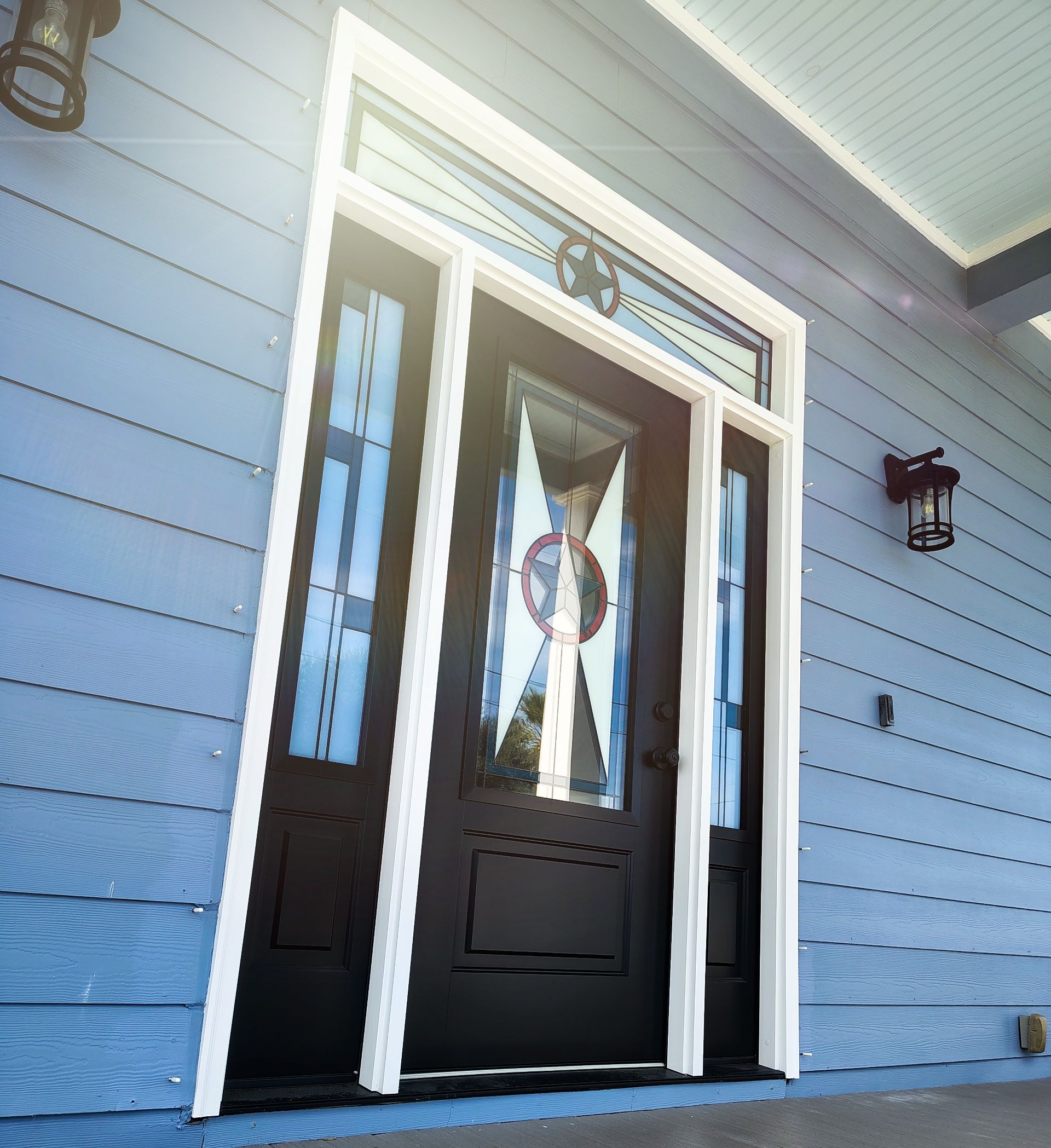 Portland Shore Porch Build and Custom Doors by Bayfront Roofing and Construction