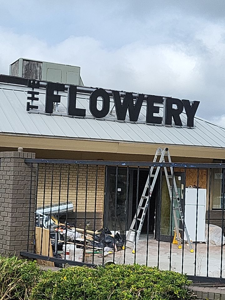 Channel Letters for The Flowery by SignCrafters