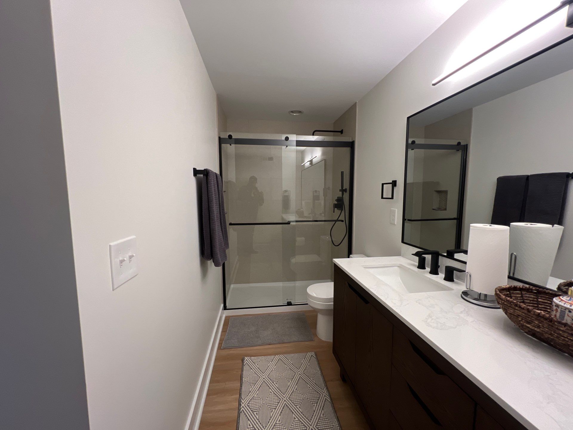 Complete Basement Remodeling and Custom Bathroom Installation in Kennesaw by Swift Home Renovations