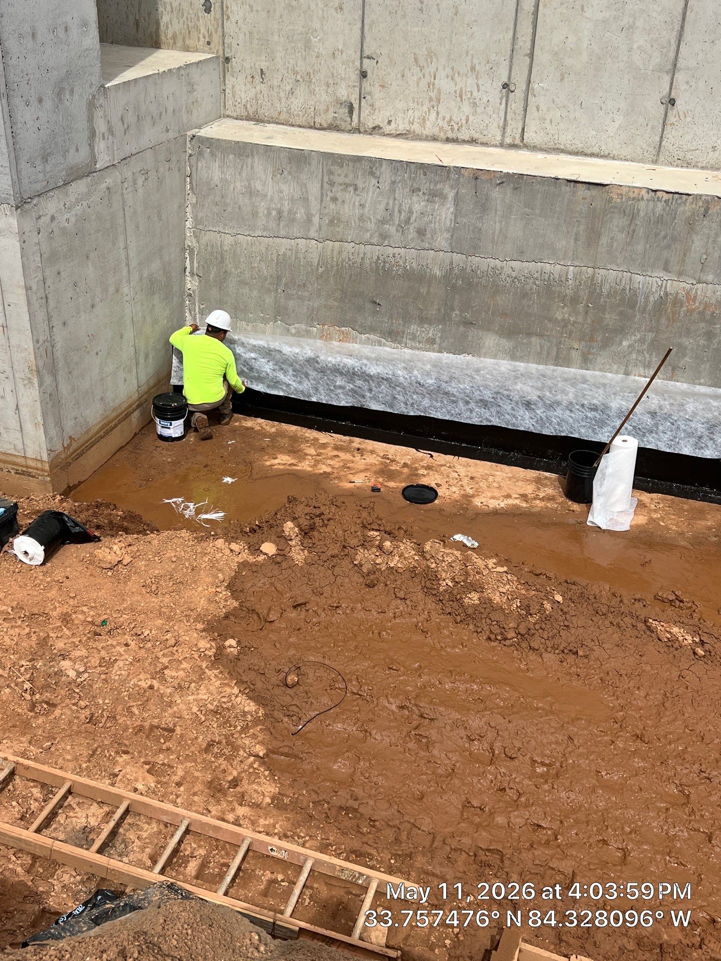 Pratt-Pullman Yard — Below-Grade Waterproofing on a New Parking Garage (Atlanta, GA) by Performance Waterproofing LLC