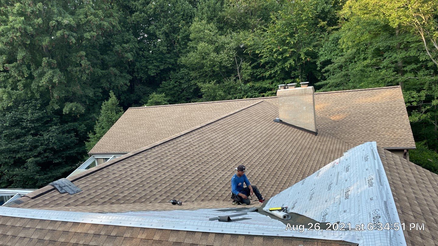 Roof Replacement using GAF Timberline HDZ by American Home Contractors