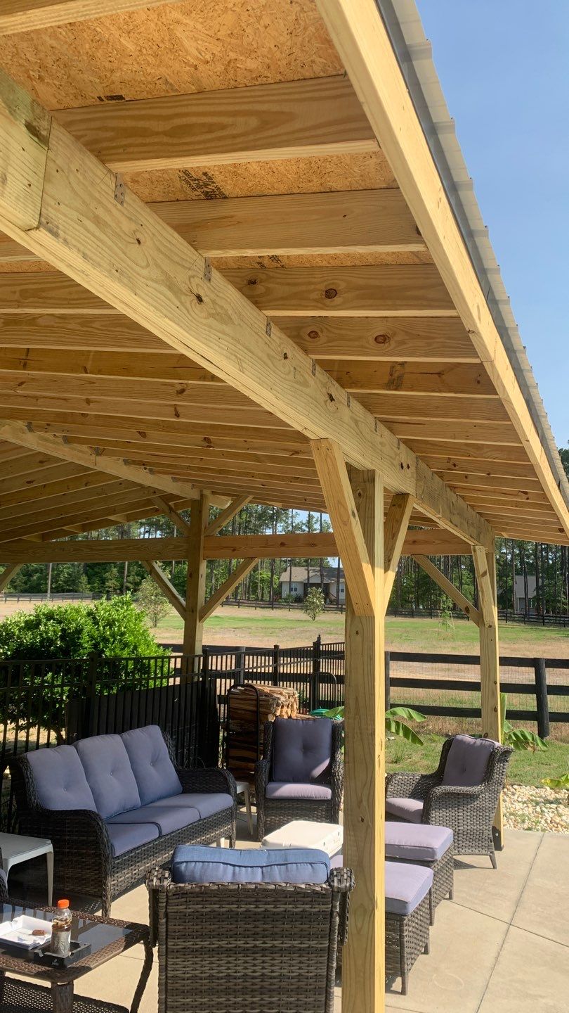 Porch - Residential Roofing Installation by American Roofing NC