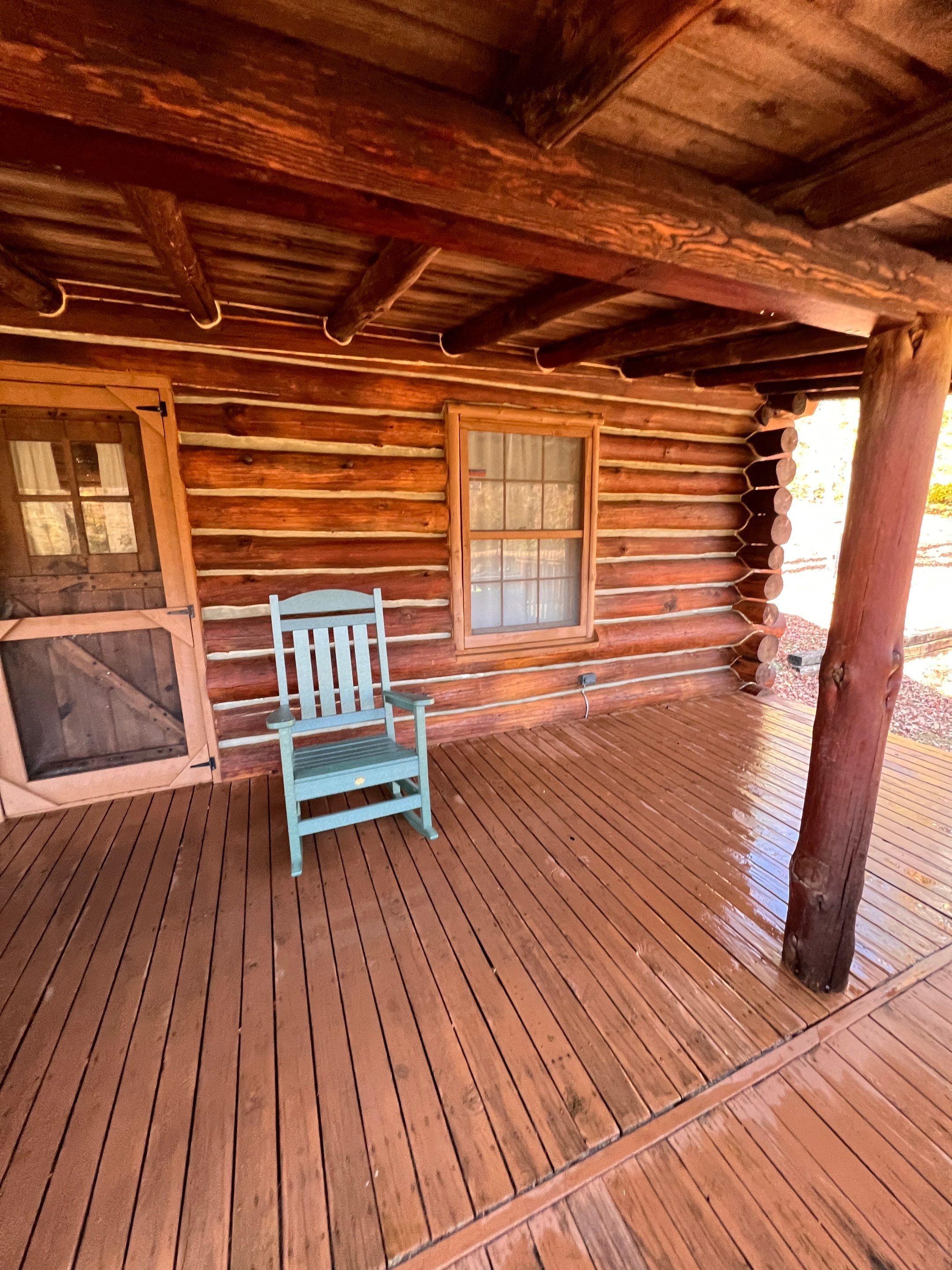 Cabin using Wood Sealant by DuraSeal