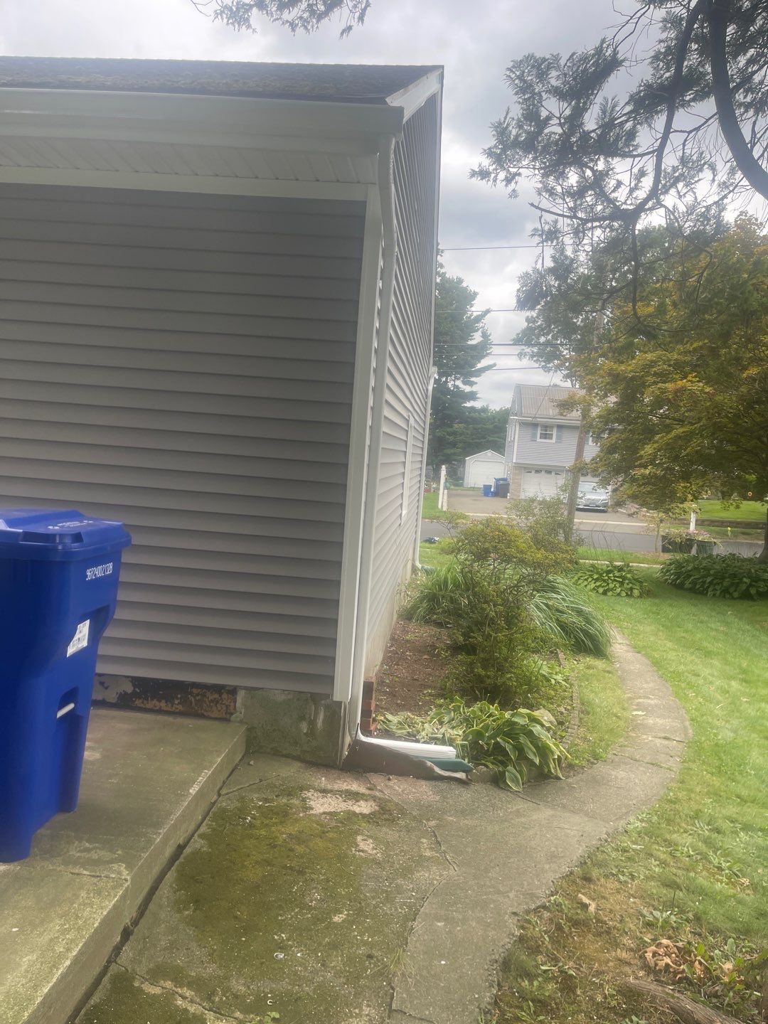 Siding Installation using CertainTeed Monogram Vinyl Siding - D4 - Granite Gray by A Plus Exterior