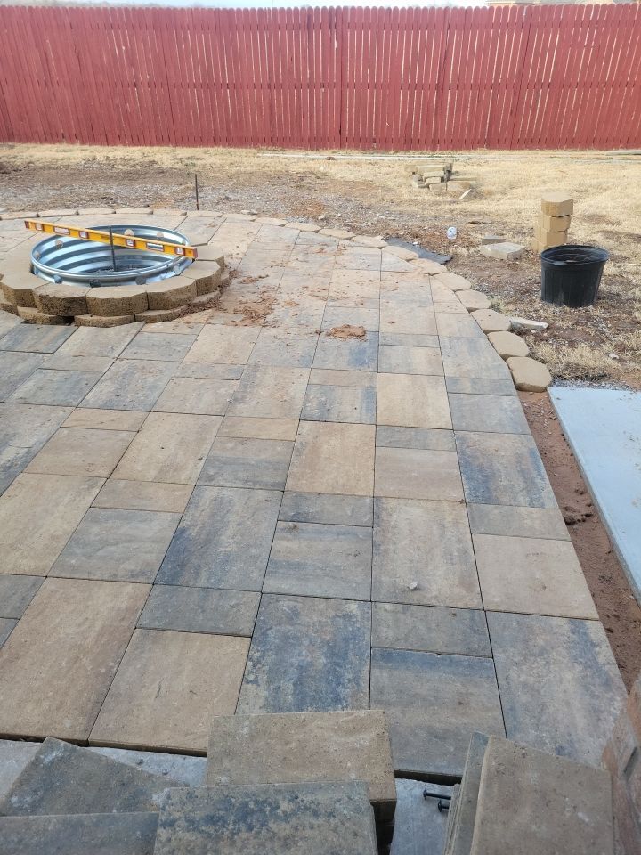 Outdoor kitchen by Clays Services Inc