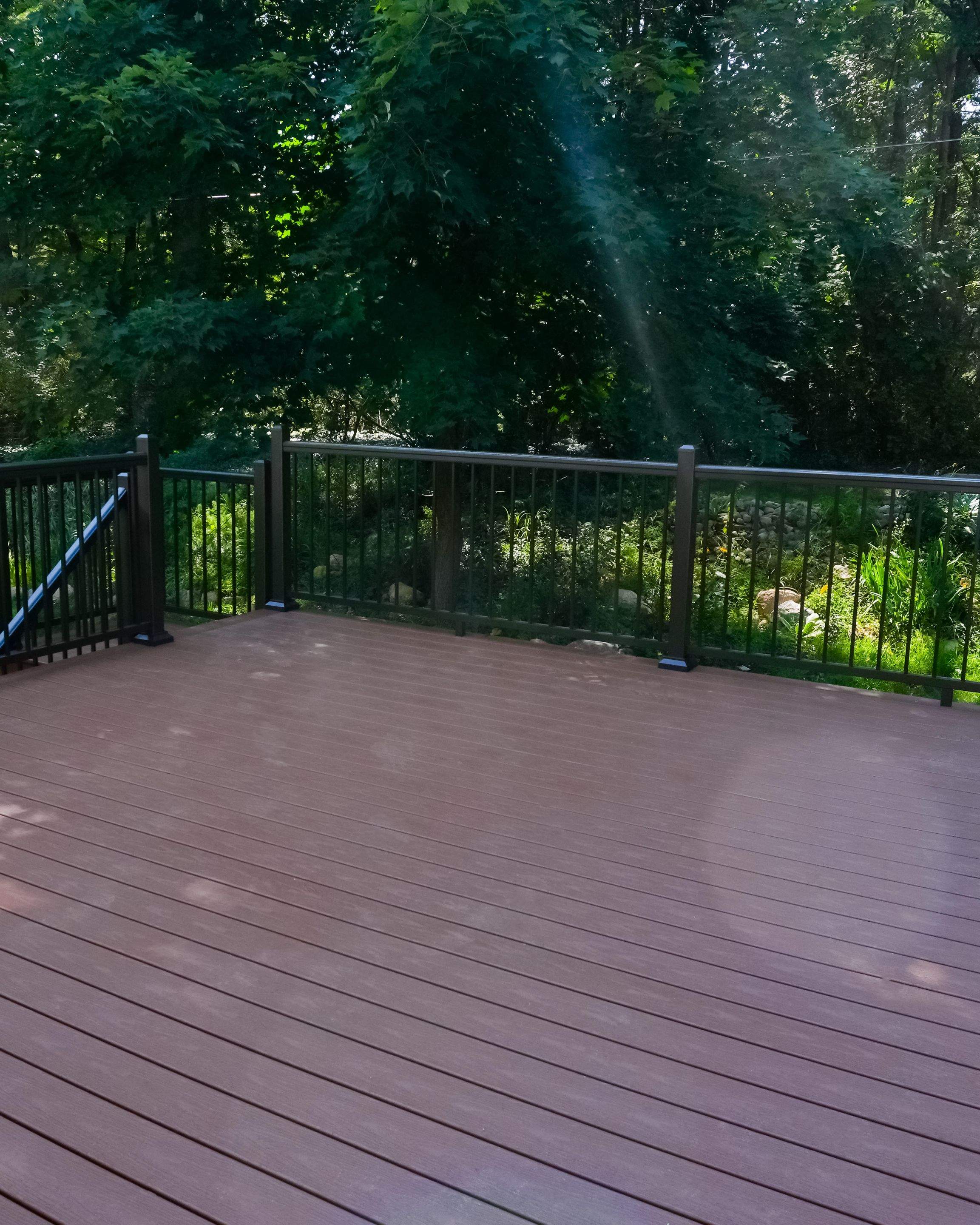 Deck and French Door Installation in Rockford by Cutting Edge Homes