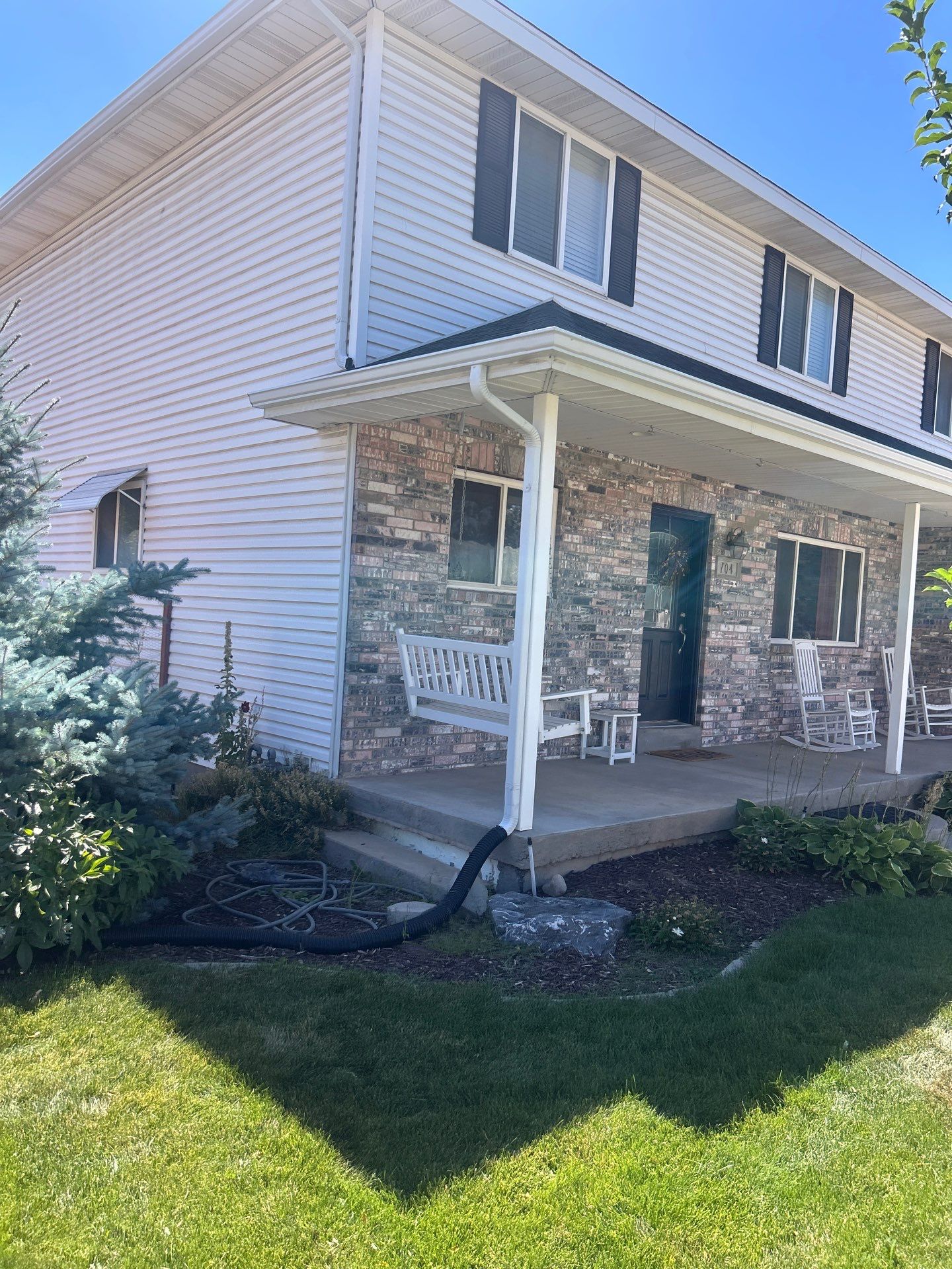 Project in Heber by Master Rain Gutters.