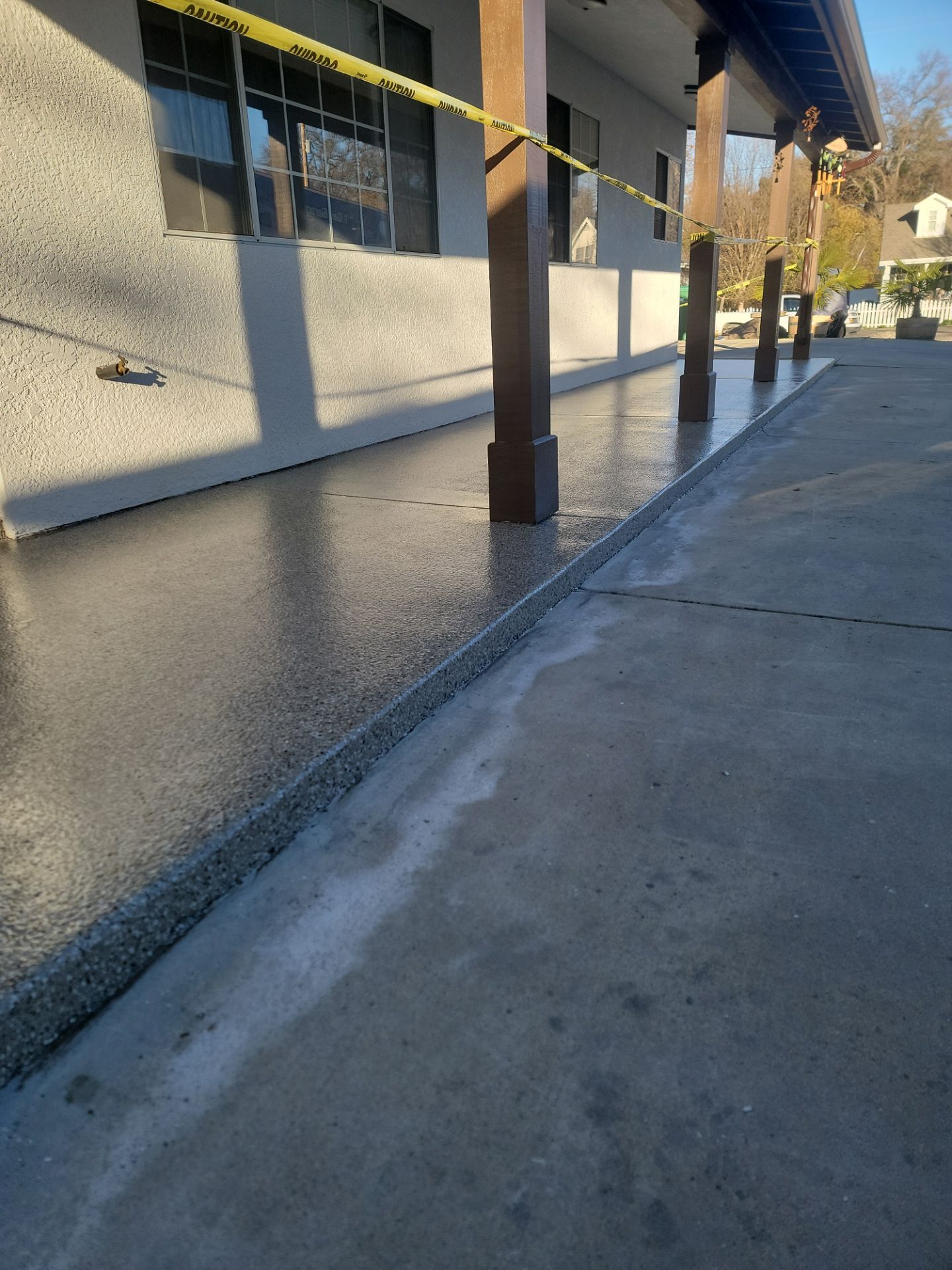 Front porch Makeover using Penntek by MGP Coatings