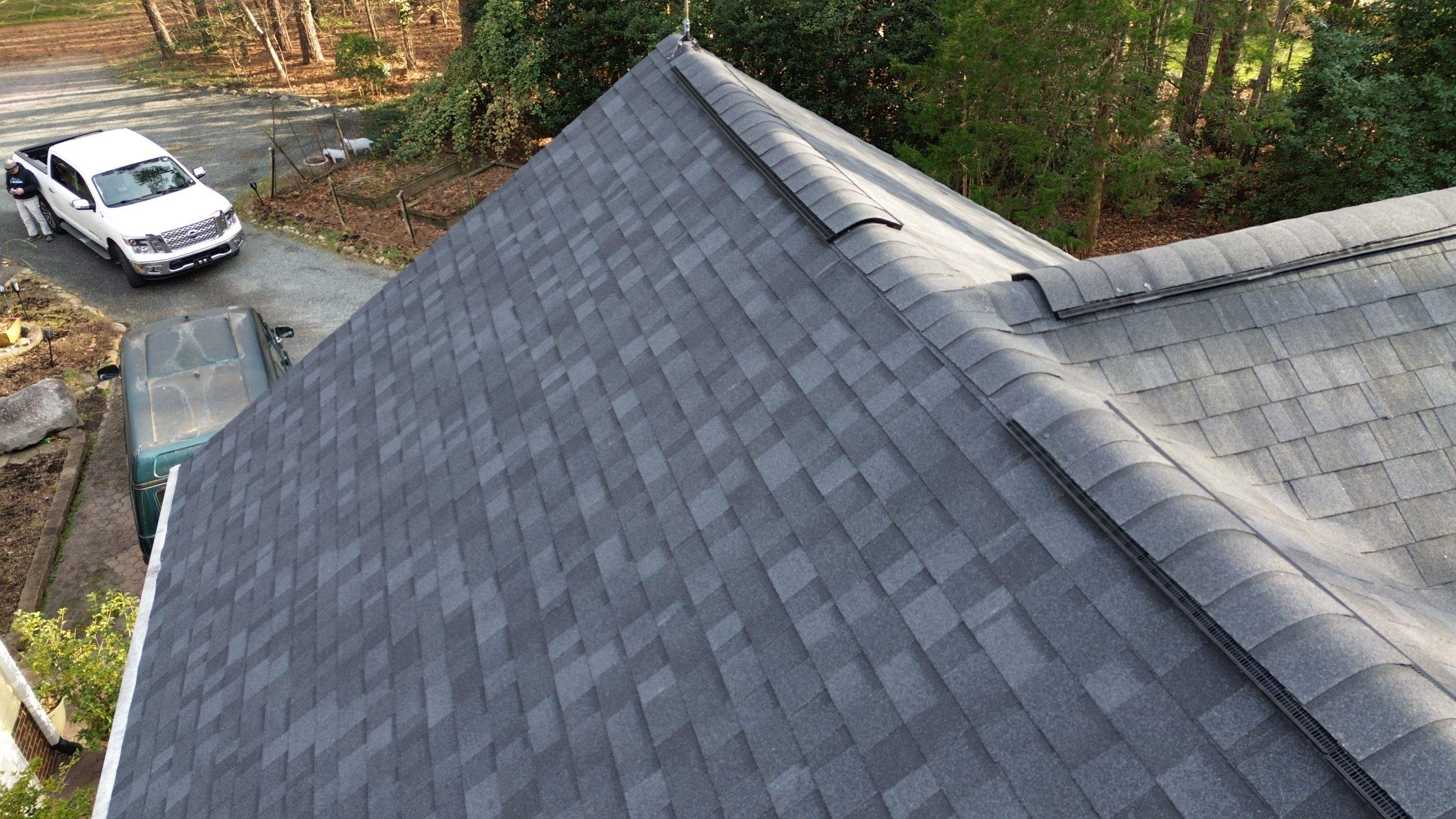 Residential Roof and Skylight Replacement in Wake Forest, North Carolina by Five Oaks Roofing Plus