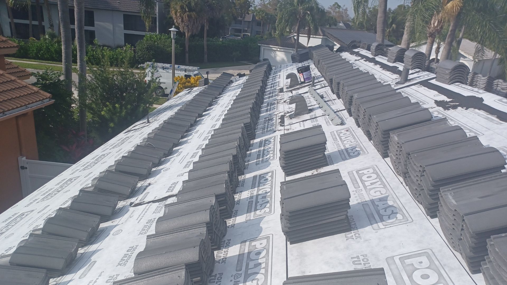 Residential Roofing Installation using Eagle Roofing Tile by BLUES BROTHERS ROOFING