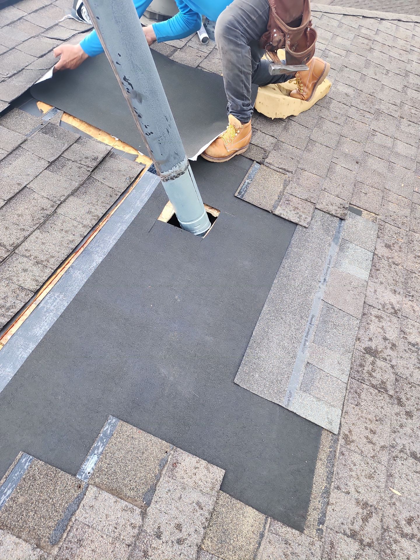 Residential Roofing Repair using Owen's Corning Duration (Lifetime) Shingles by Roof Repair Company
