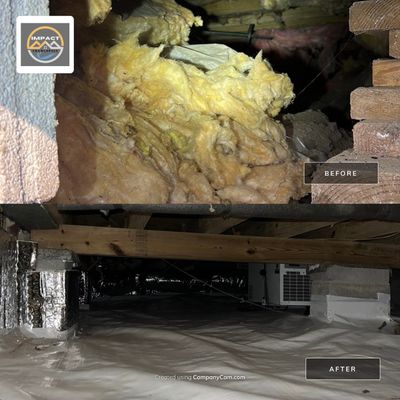 Impact Choice Encapsulation on a low crawlspace.
