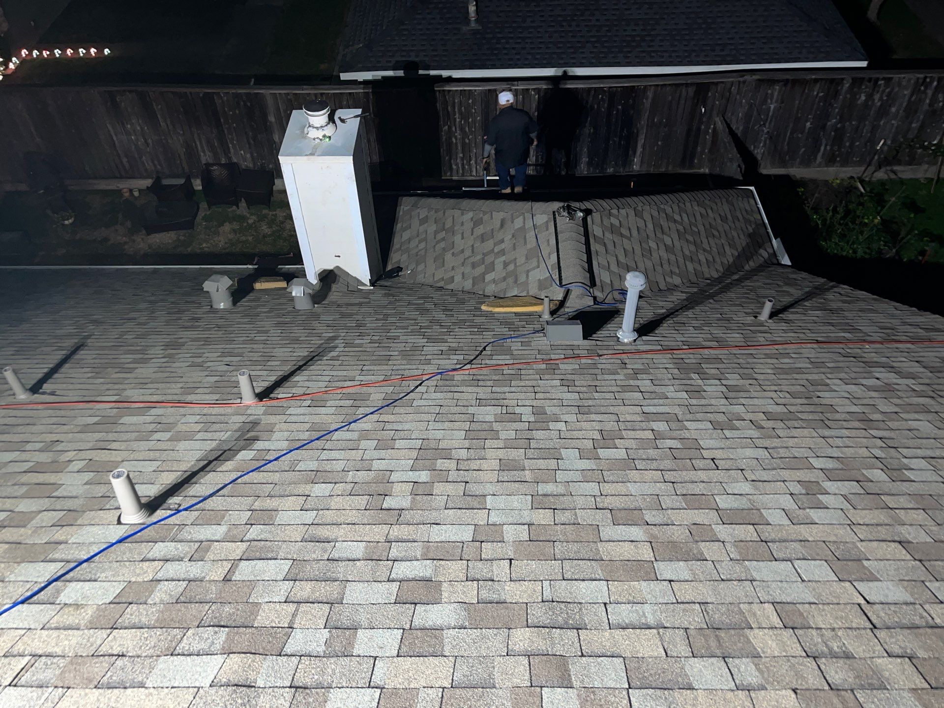Residential Roofing Installation using Owen's Corning Duration (Lifetime) Shingles by Roof Repair Company