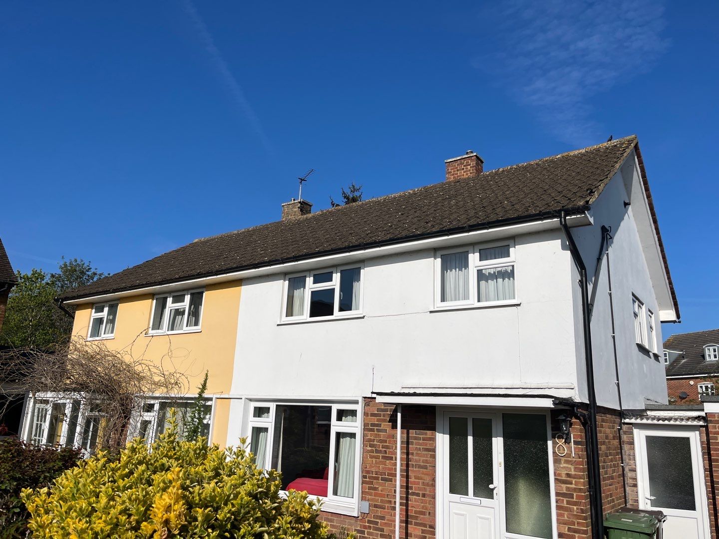 Roof Clean  - Moss Removal - Gutter Clean using Honda 15lpm Low Pressure Washing Machine by Ges Exterior Cleaning ltd