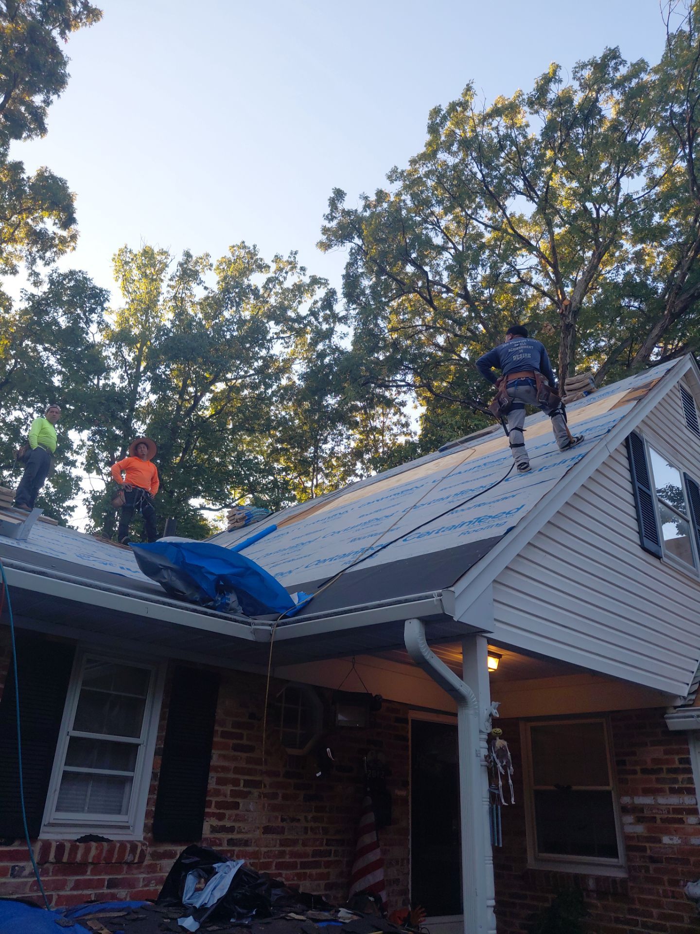 Falls Church: Residential Roof Replacement with CertainTeed Landmark in Moire Black  by RM Banning, Inc.