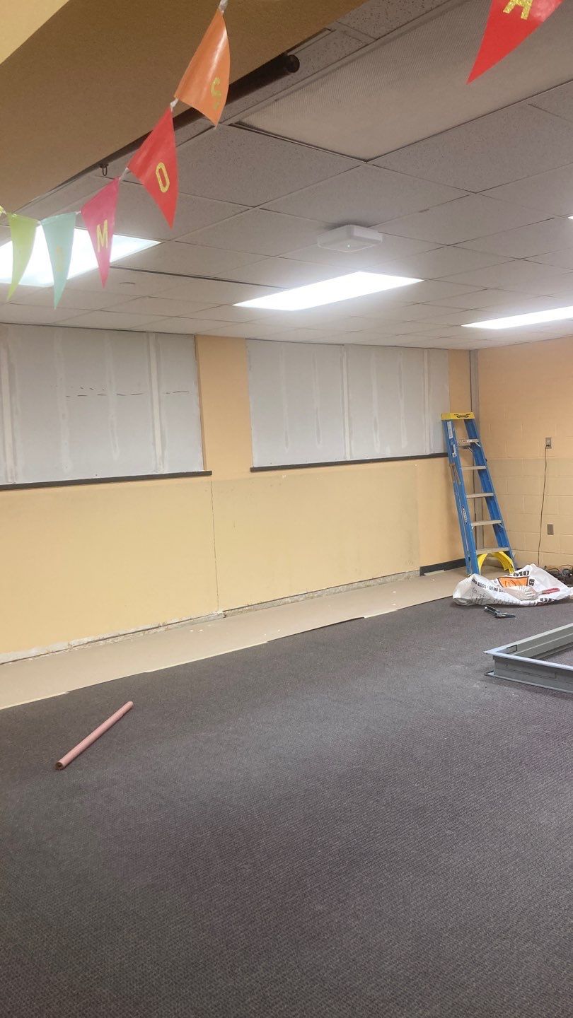 Wall Repair and Door Installation by Dodson House Moving
