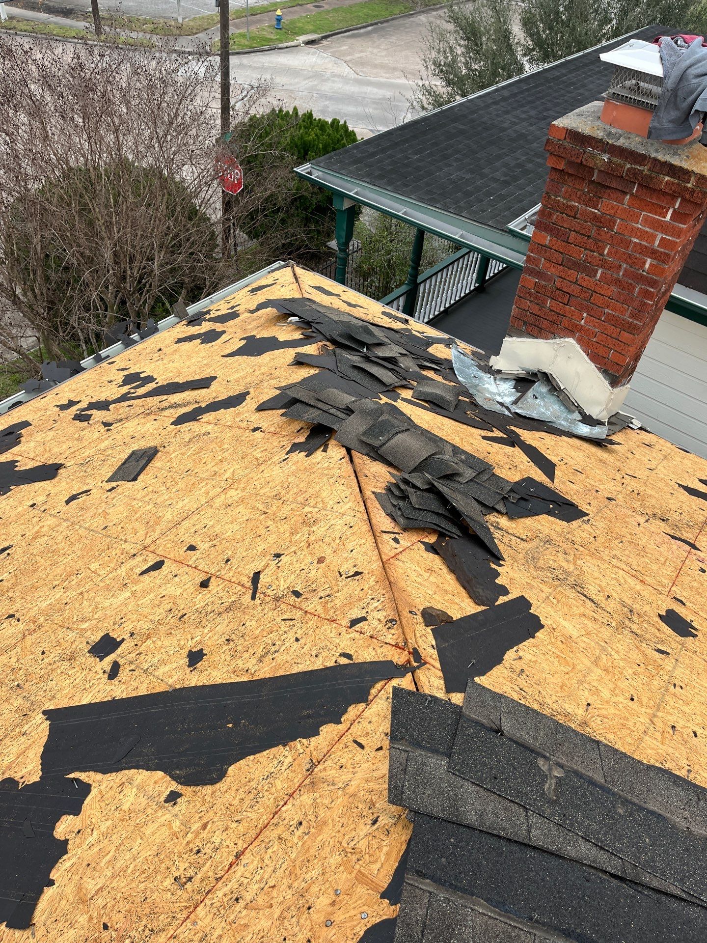 Residential Roofing Installation using GAF Timberline HDZ (Shakewood) by WABO Roofing Systems 