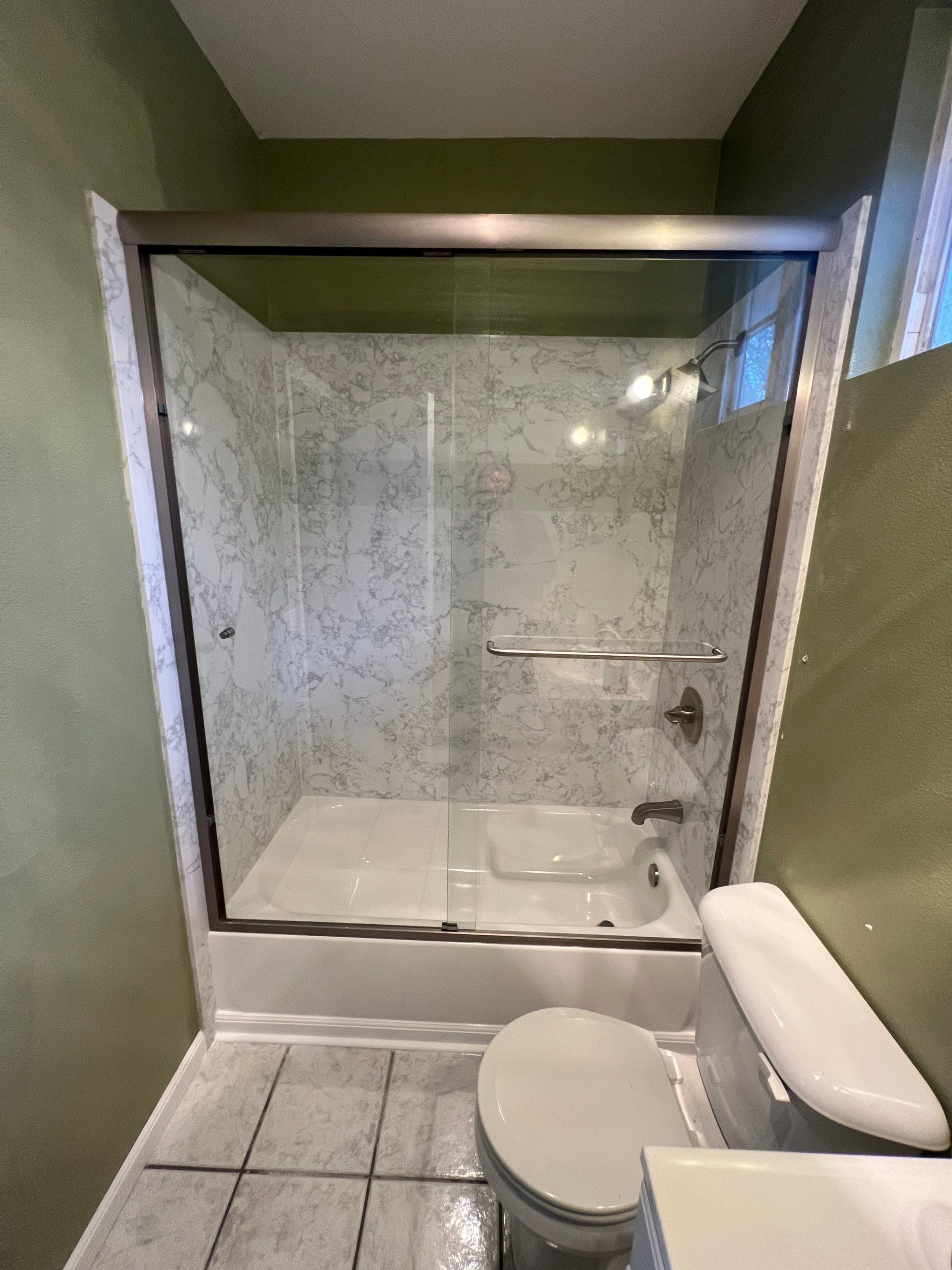 Tub and Shower Remodel by Anza Builders, Inc.