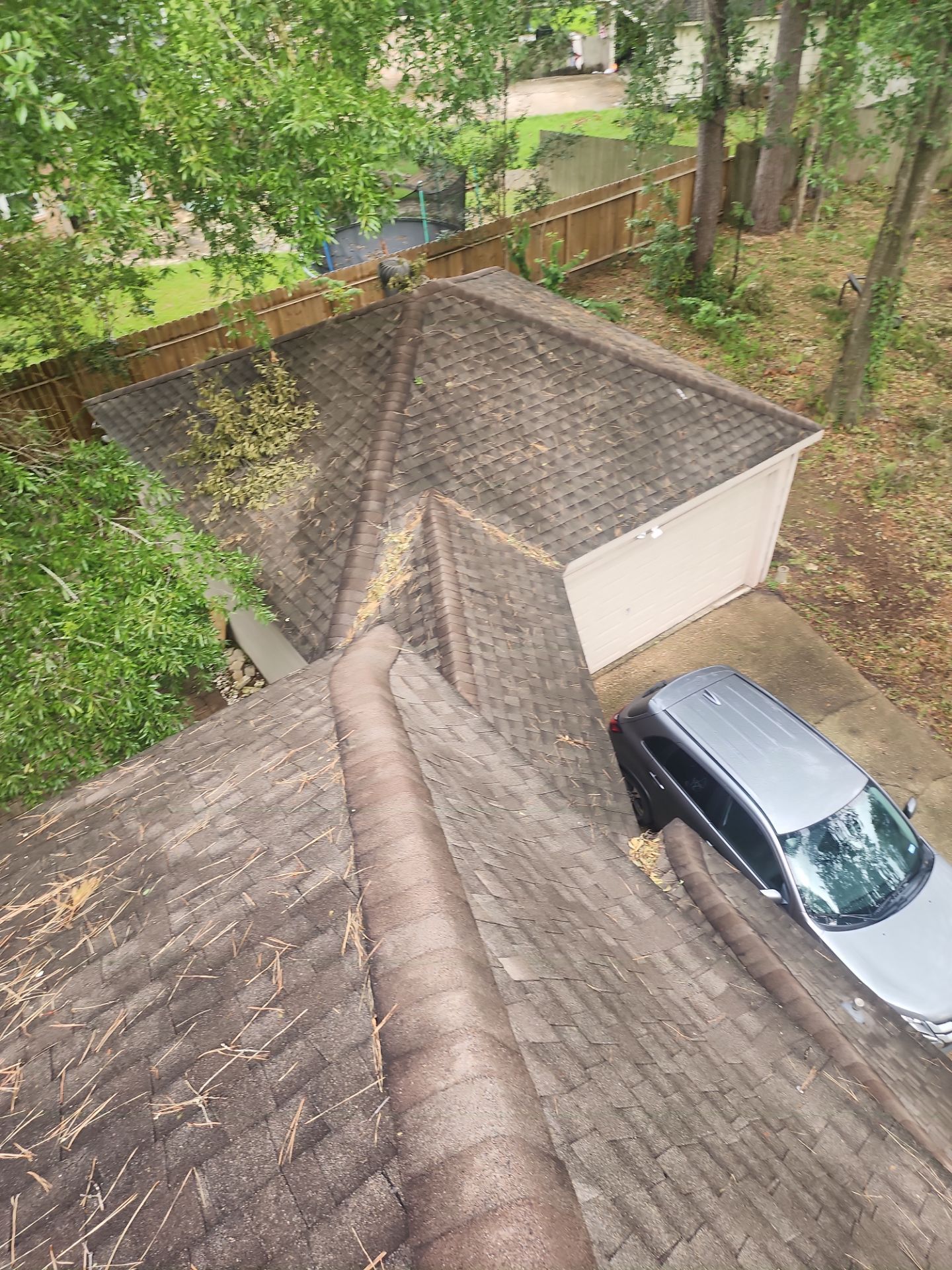 Hail Damage using Owen's Corning Duration (Lifetime) Shingles by Roof Repair Company