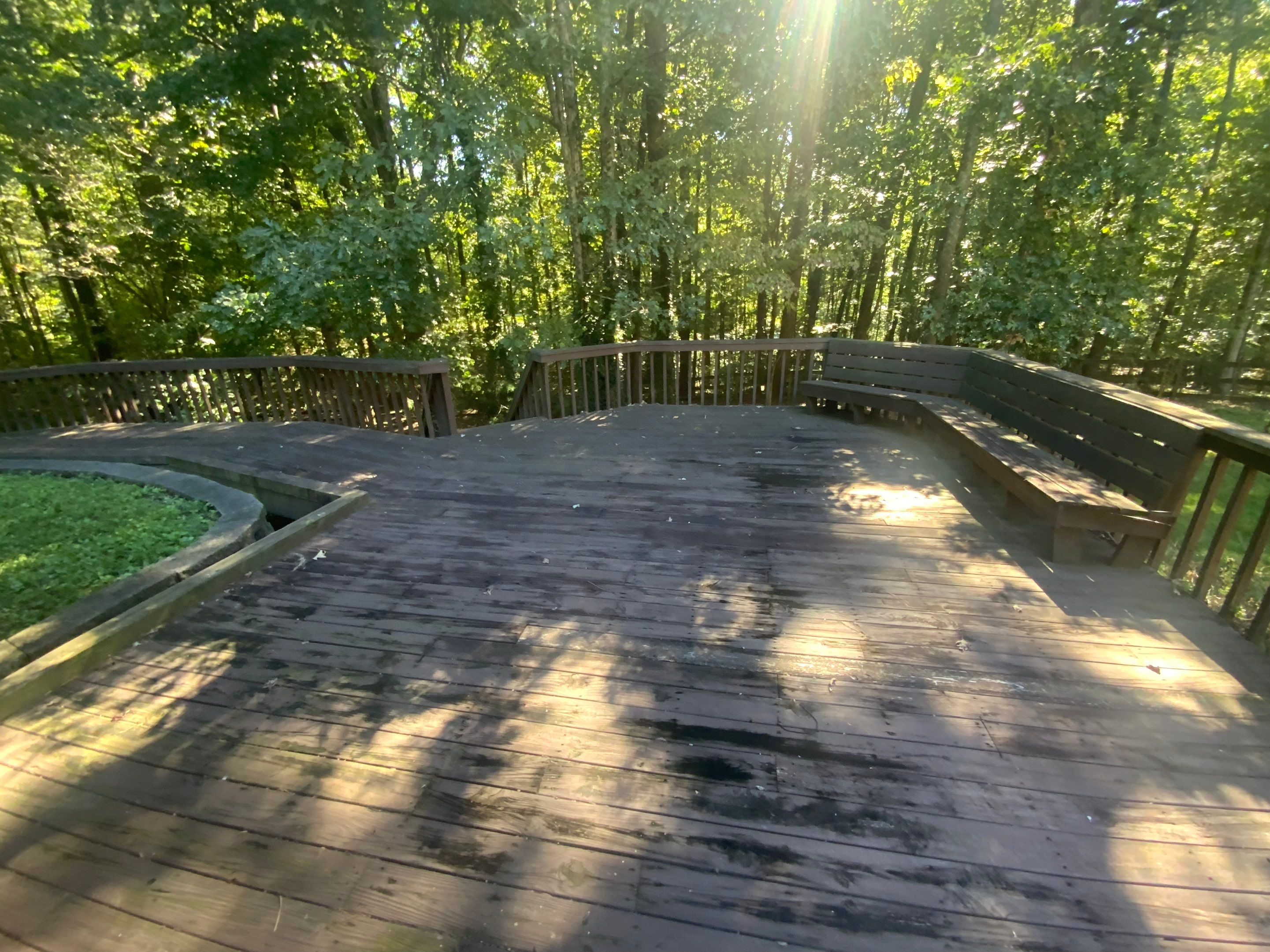 Multi-Level Wood Deck Staining and Refinishing in Duluth by Swift Home Renovations