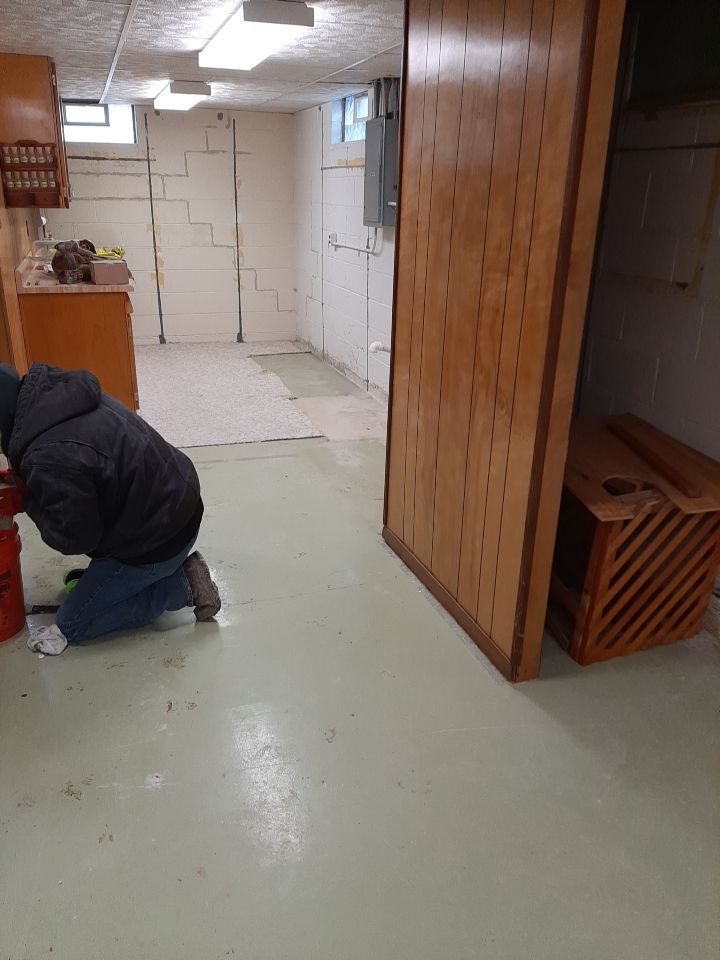 Wall Straightening and Reinforcement using Embedded Fiber Reinforcement by Toledo Basement Repair 