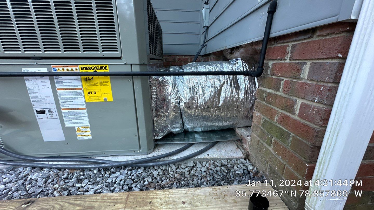 Trane Package Unit Installation by Nick's Mechanical LLC.