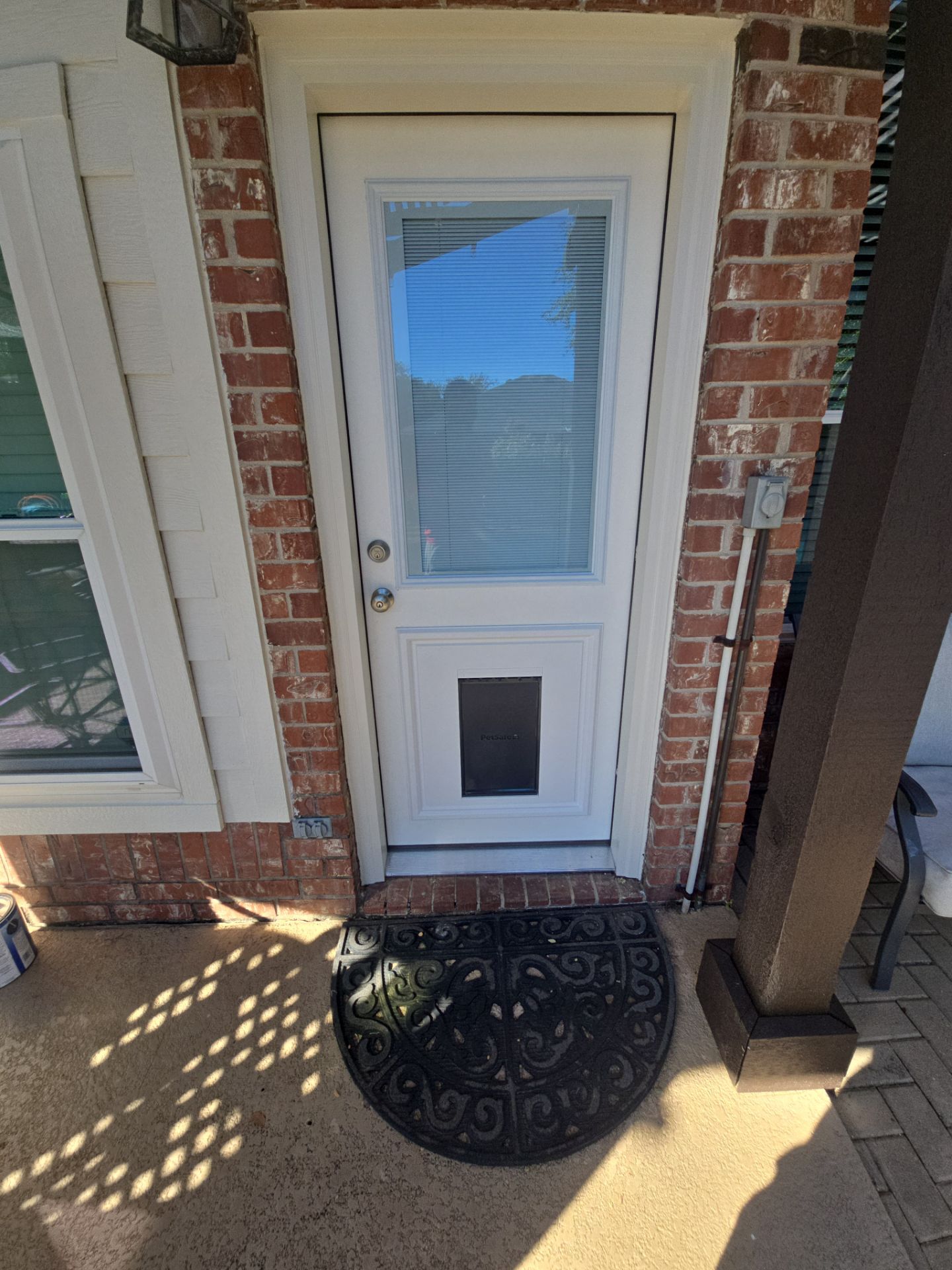 Dog Door Replacement by First Out Roofing 