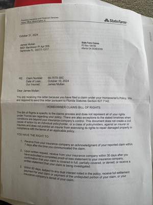 Water Damage Claim in Seminole