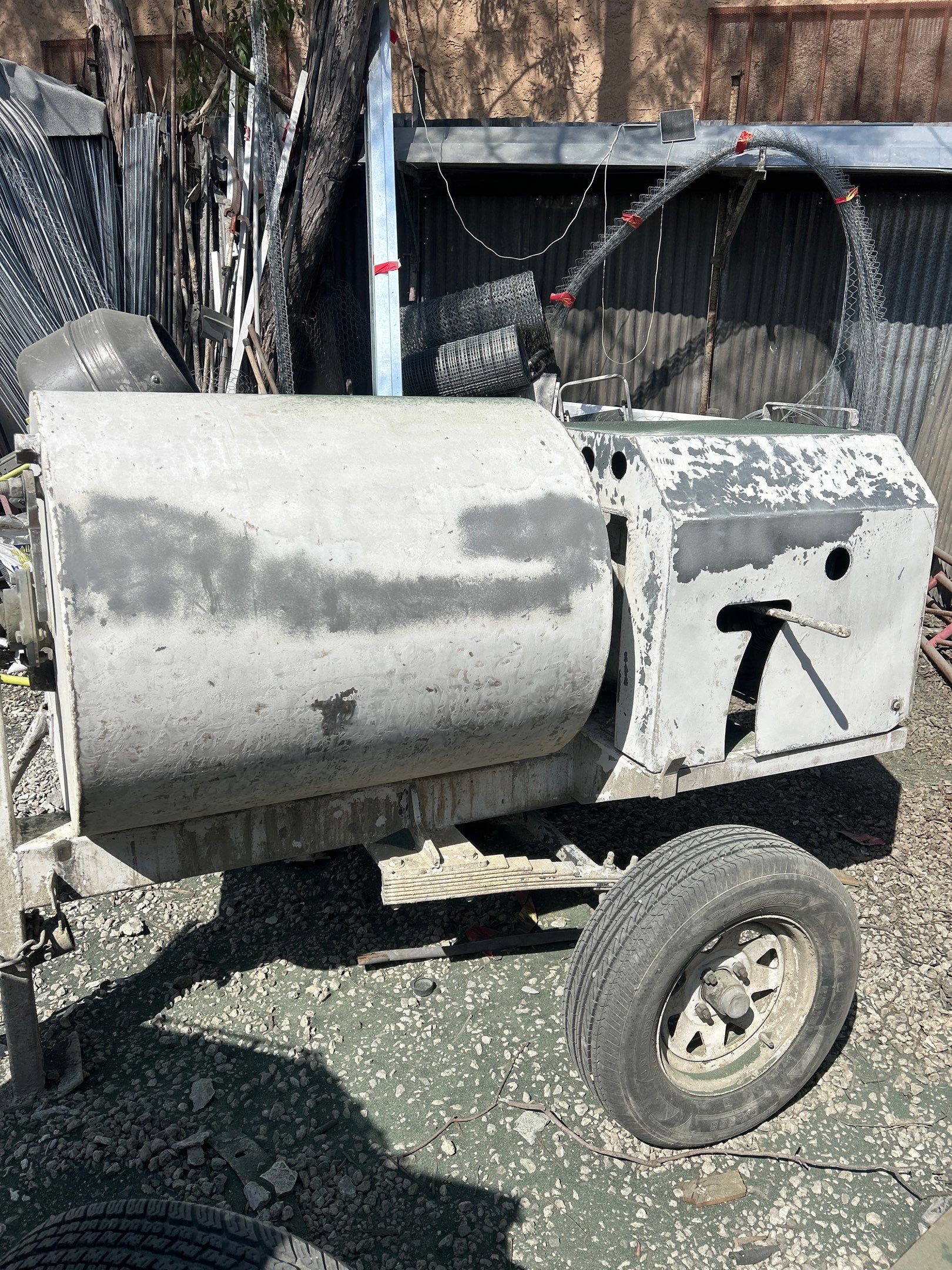 Sandblasting Paint Off Steel Machines In Portland, CA by La Power Washing Inc