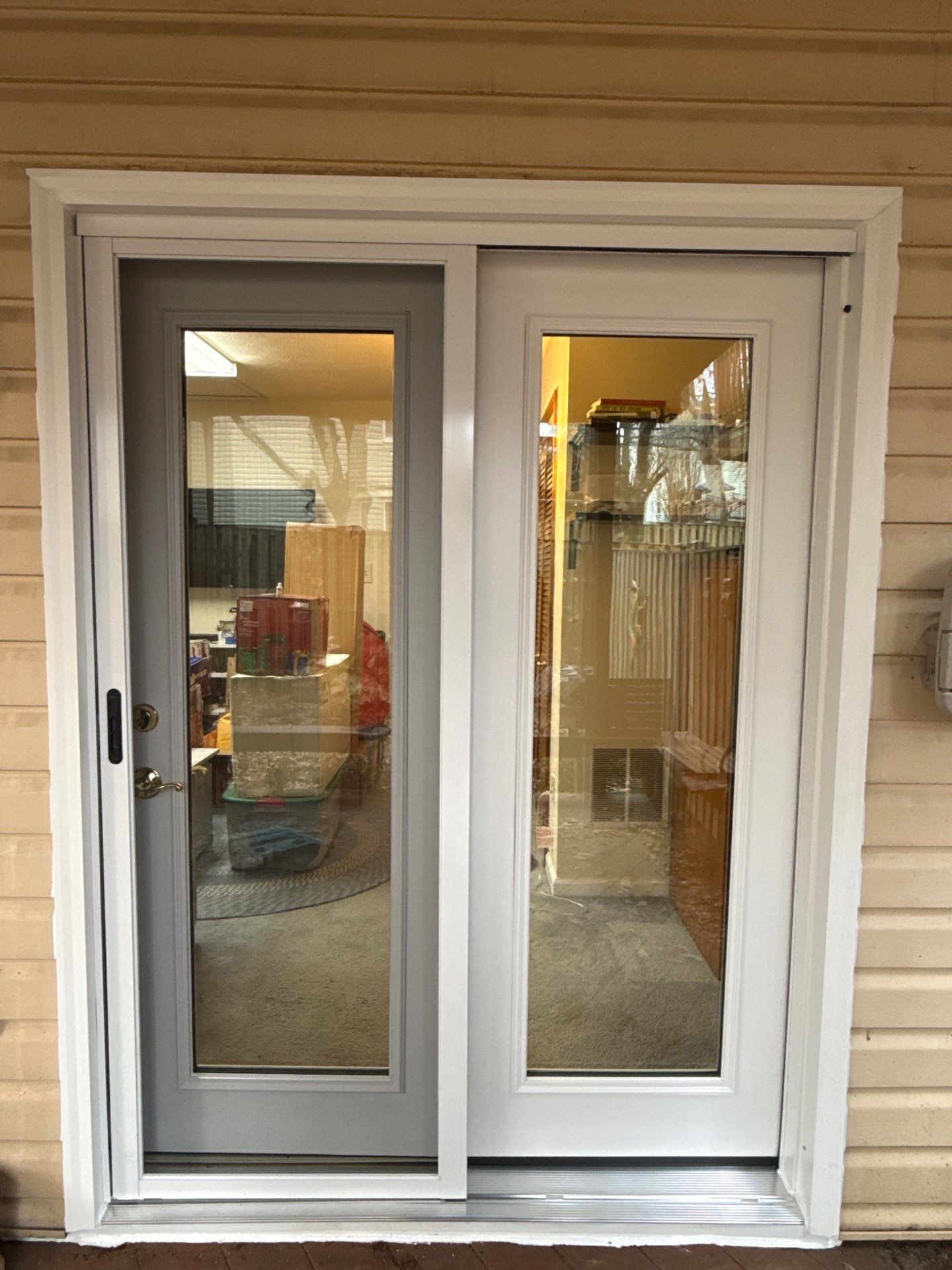 Patio door installation by Window Depot of Annapolis