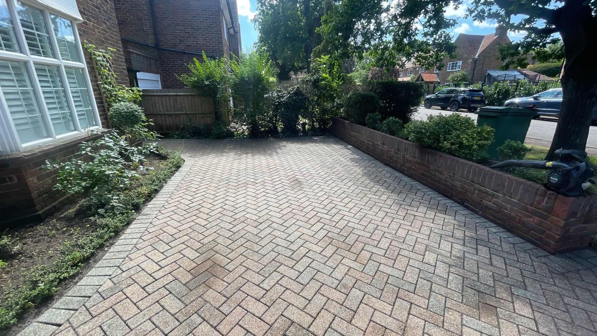 Driveway And Patio Clean using honda 21 ltr/min by Ges Exterior Cleaning ltd