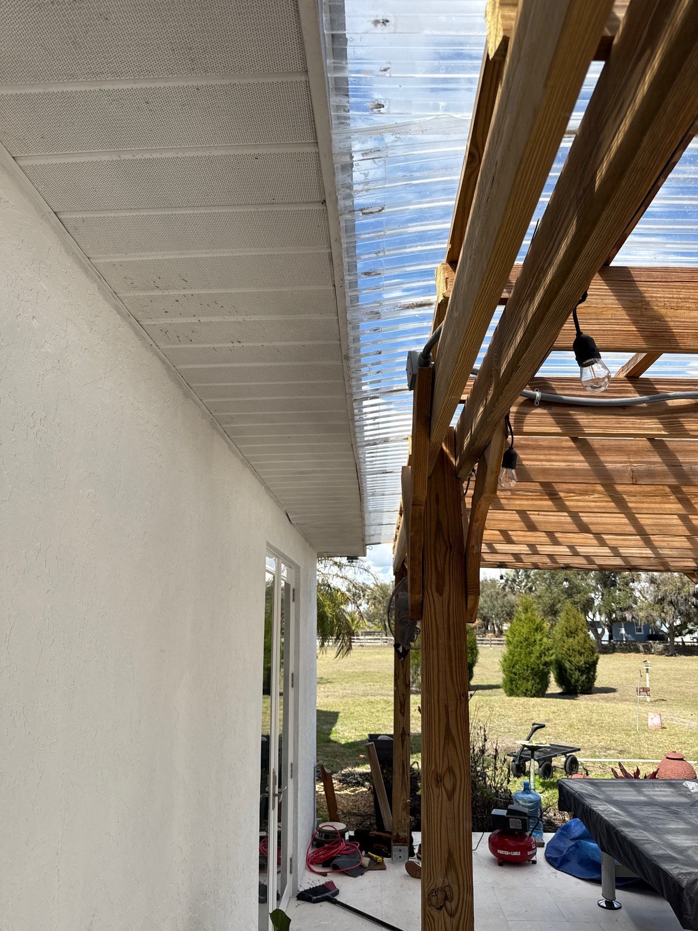 Seamless Aluminum Gutter Installation using 6 Inch Seamless Gutters in Sarasota FL by Gutter Professors