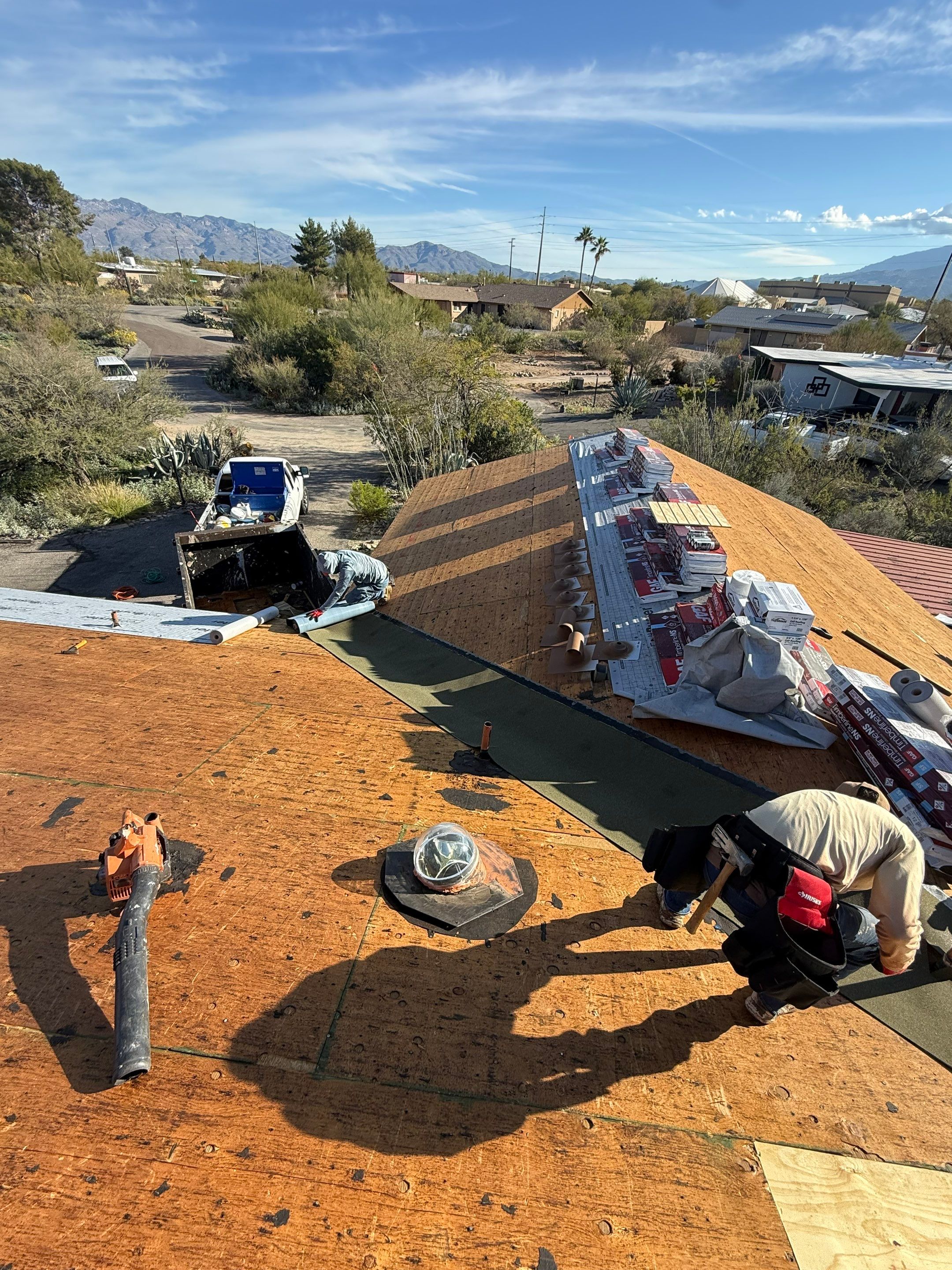 Project in Tucson by West Coast Roofing AZ