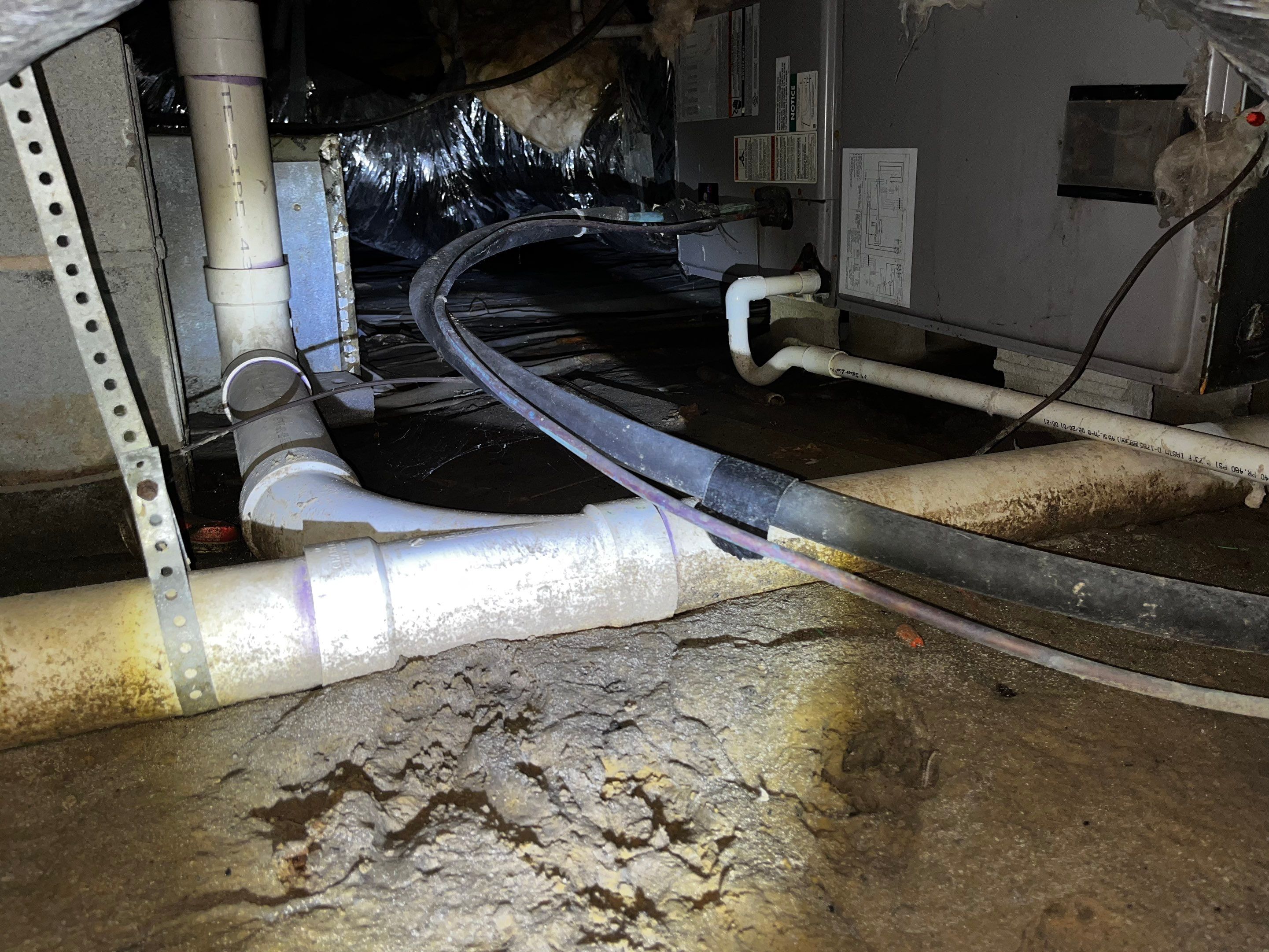 Impact Choice Encapsulation with French Drain and Crawlspace Doors by Impact Crawlspace