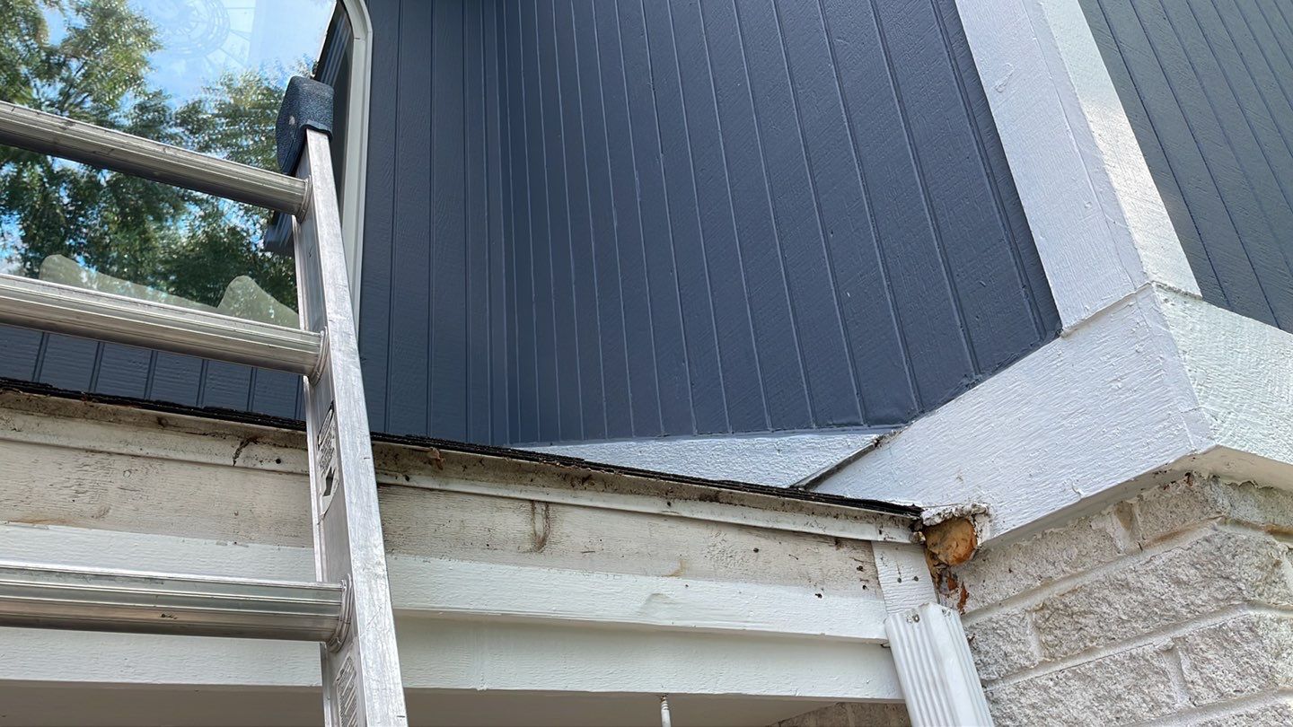 Siding Replacement using CertainTeed Board & Batten Pacific Blue by 180 Contractors