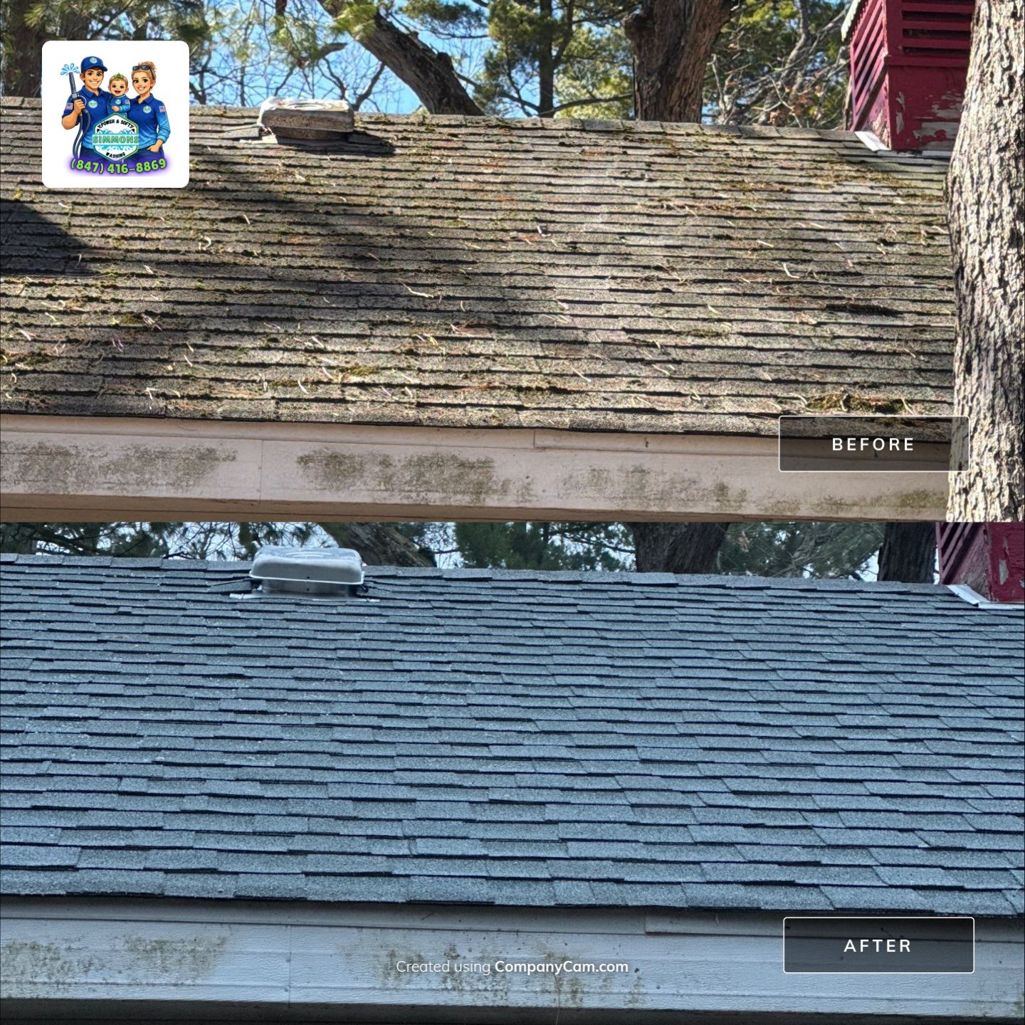 Project in Mundelein by Simmons Power & Soft Washing