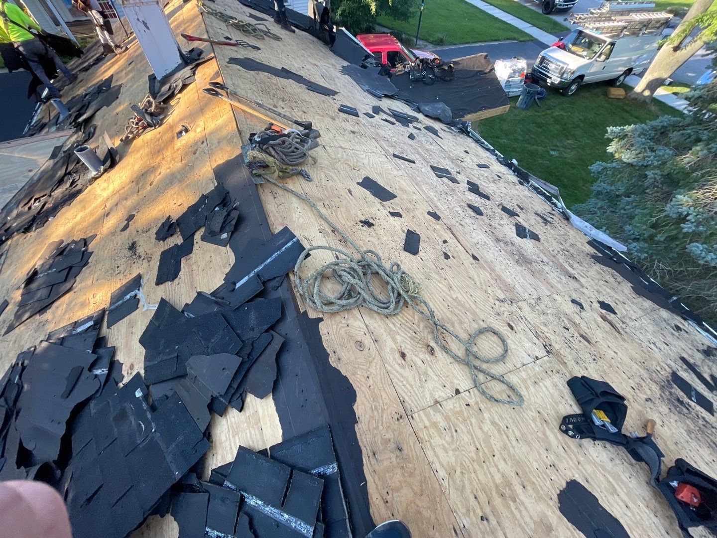 Siding Installation using Alside Charter Oak Siding  by Pro Home Services Inc