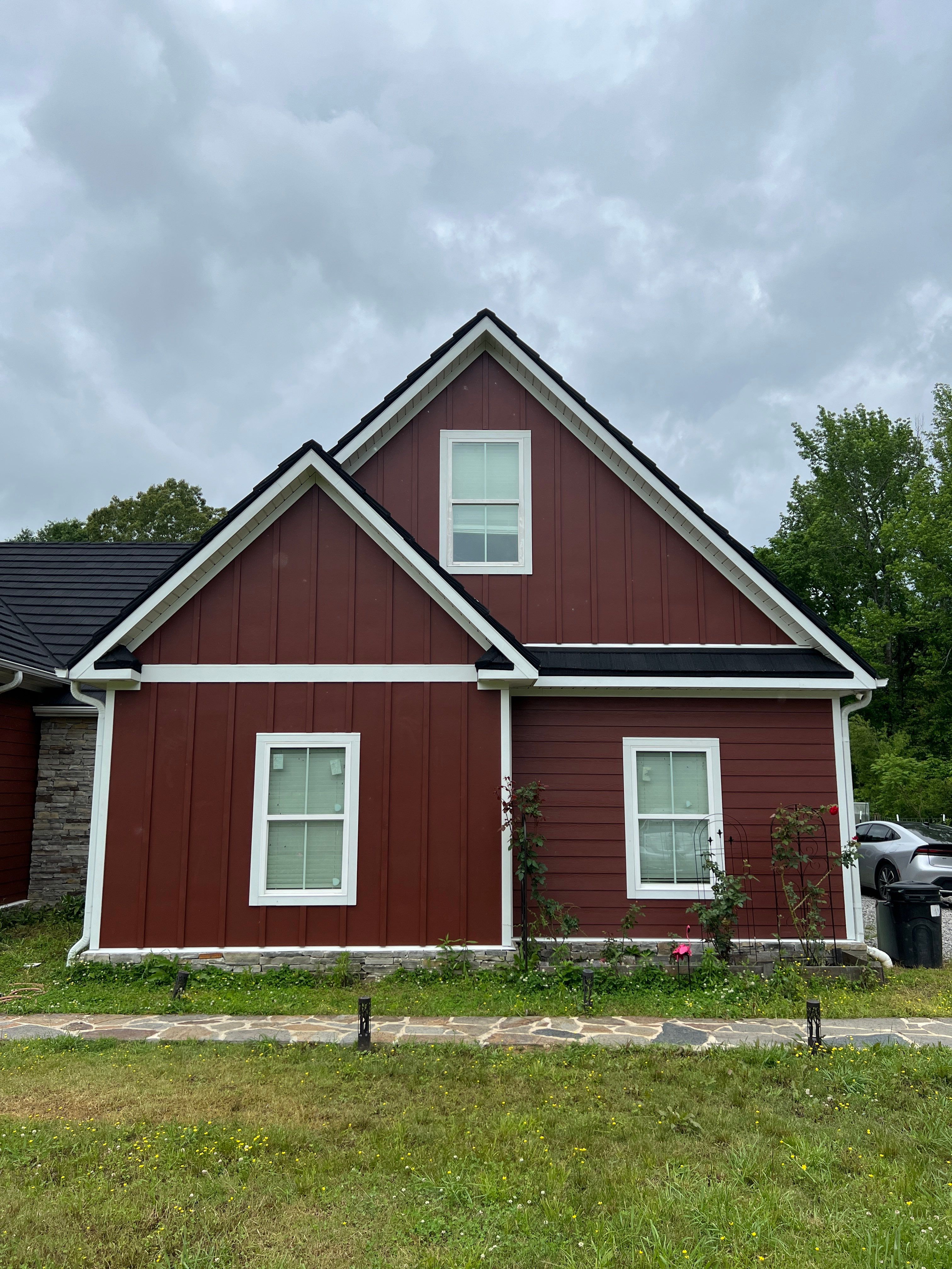Siding Replacement using James Hardie Countrylane Red by Freedom Exteriors