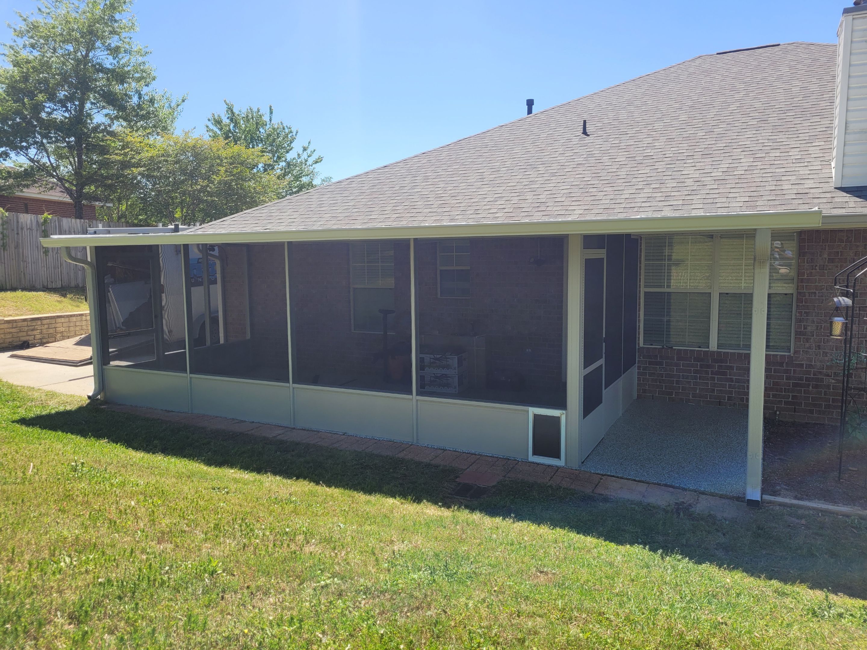 Screen Room + Patio Cover in Cantonment by Titan Sunrooms