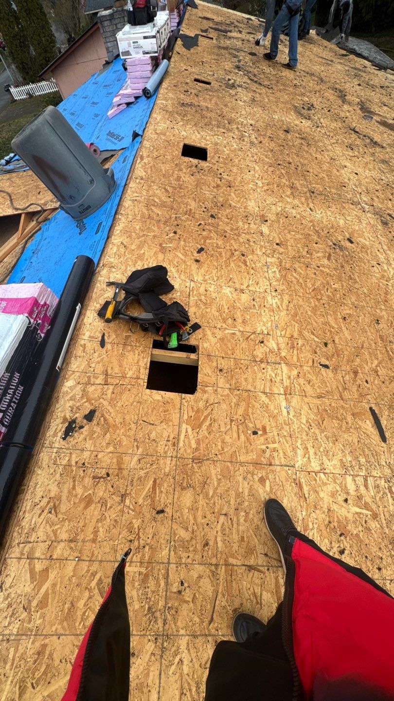Residential Roofing Installation using GAF HDZ Shingles by Roofing Formula LLC