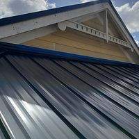 24ga 1" Nail-Strip Dark Bronze by Total Roofing System The Metal Roof Experts