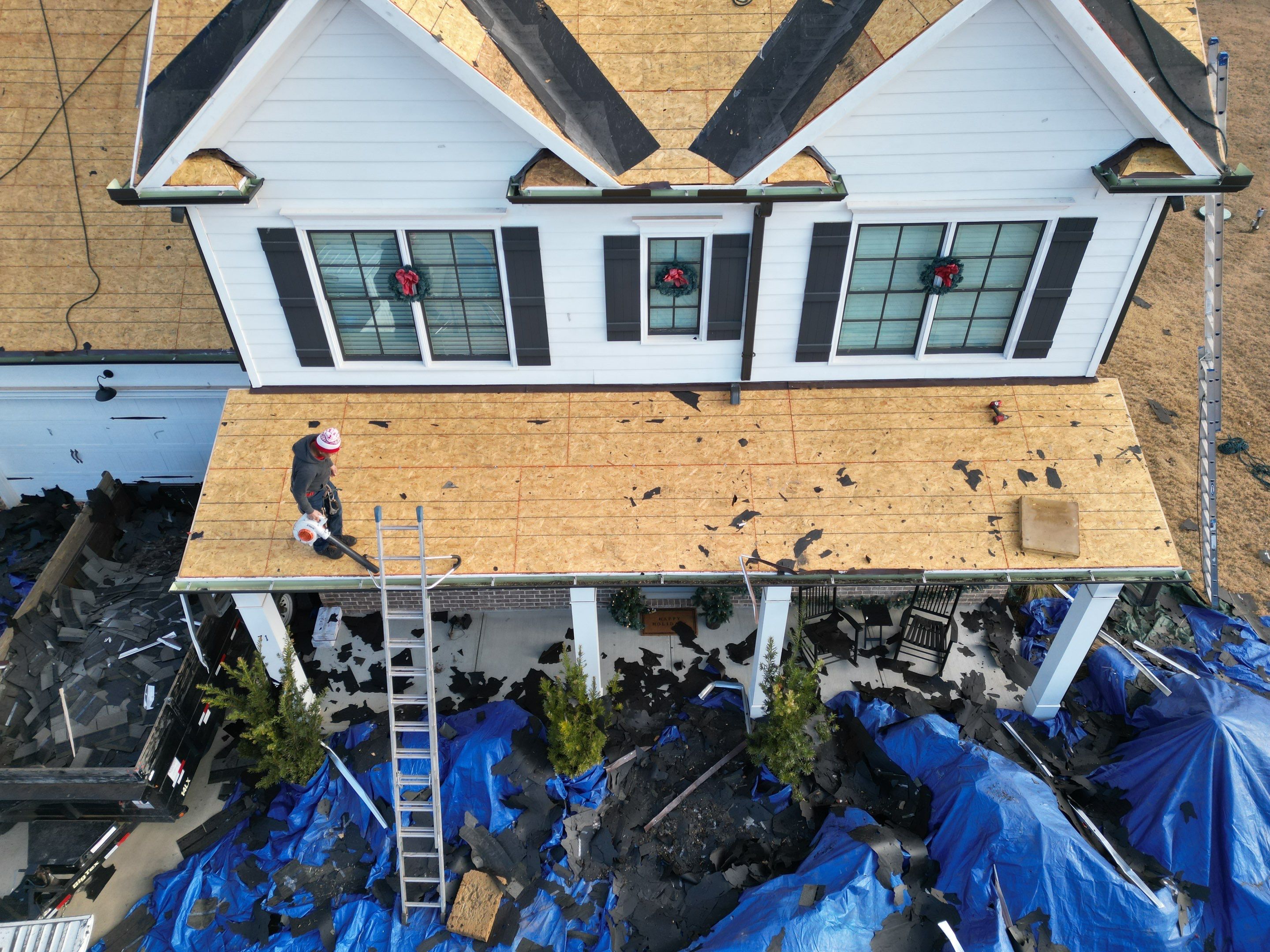 Wind damamge  by Deerfield Roofing LLC