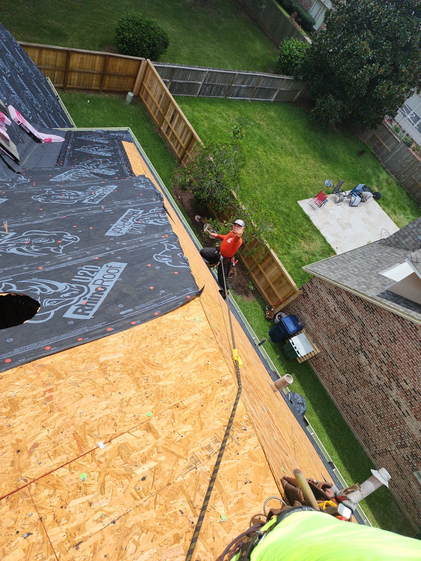Residential Roofing Installation using Owen's Corning Duration (Lifetime) Shingles by Roof Repair Company