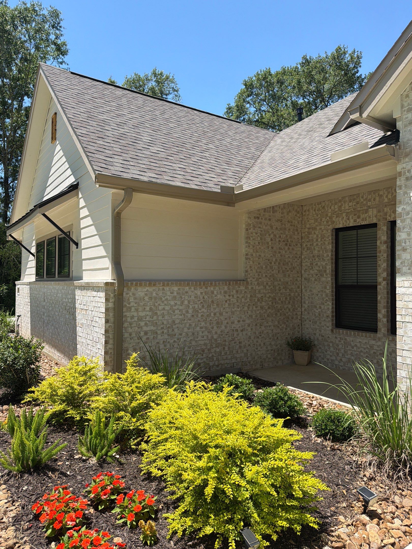 New Gutters in Montgomery by Abbott Roofing Company