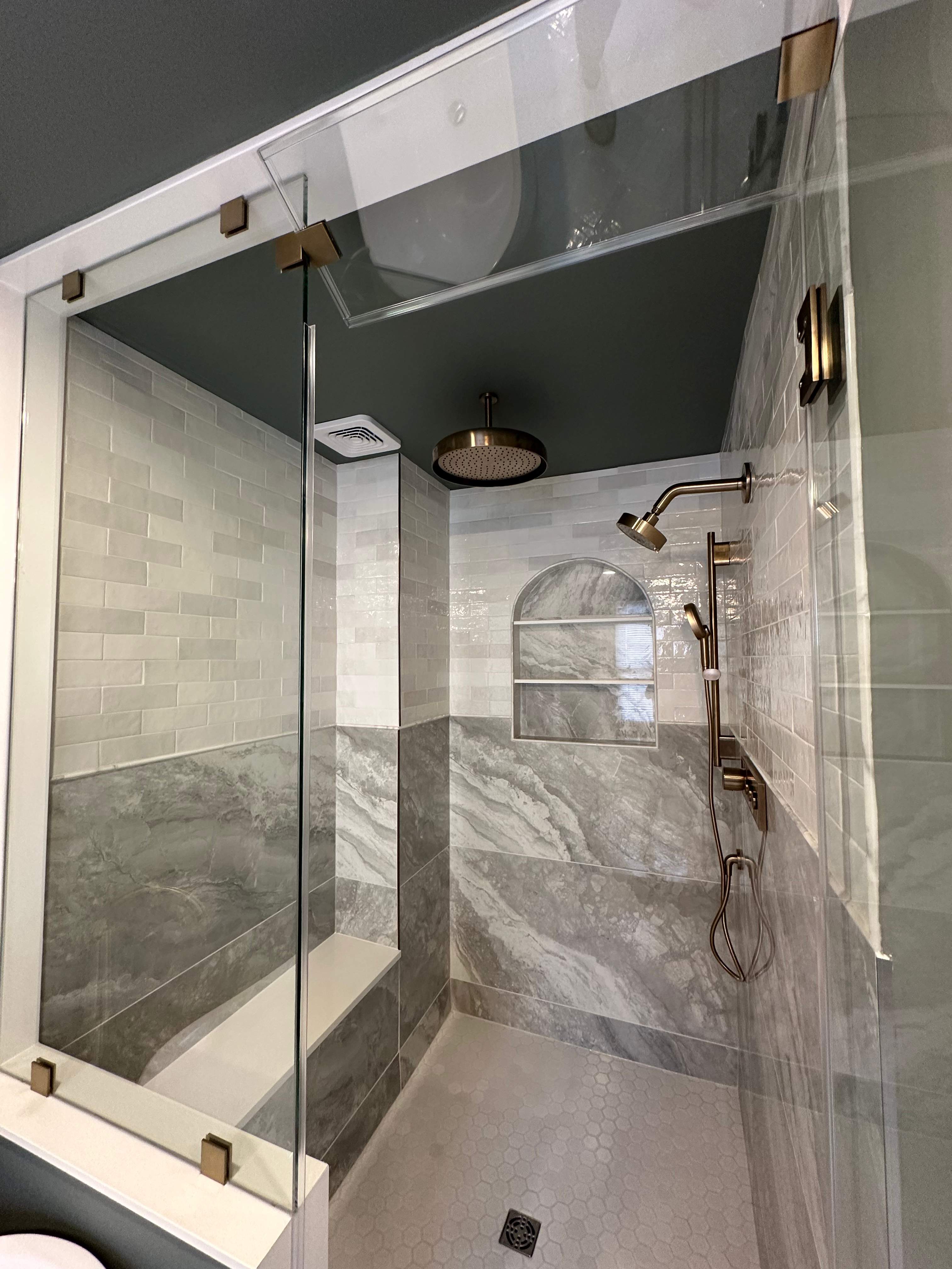 Master Bathroom Remodel in Herndon, VA by Matter Construction, LLC